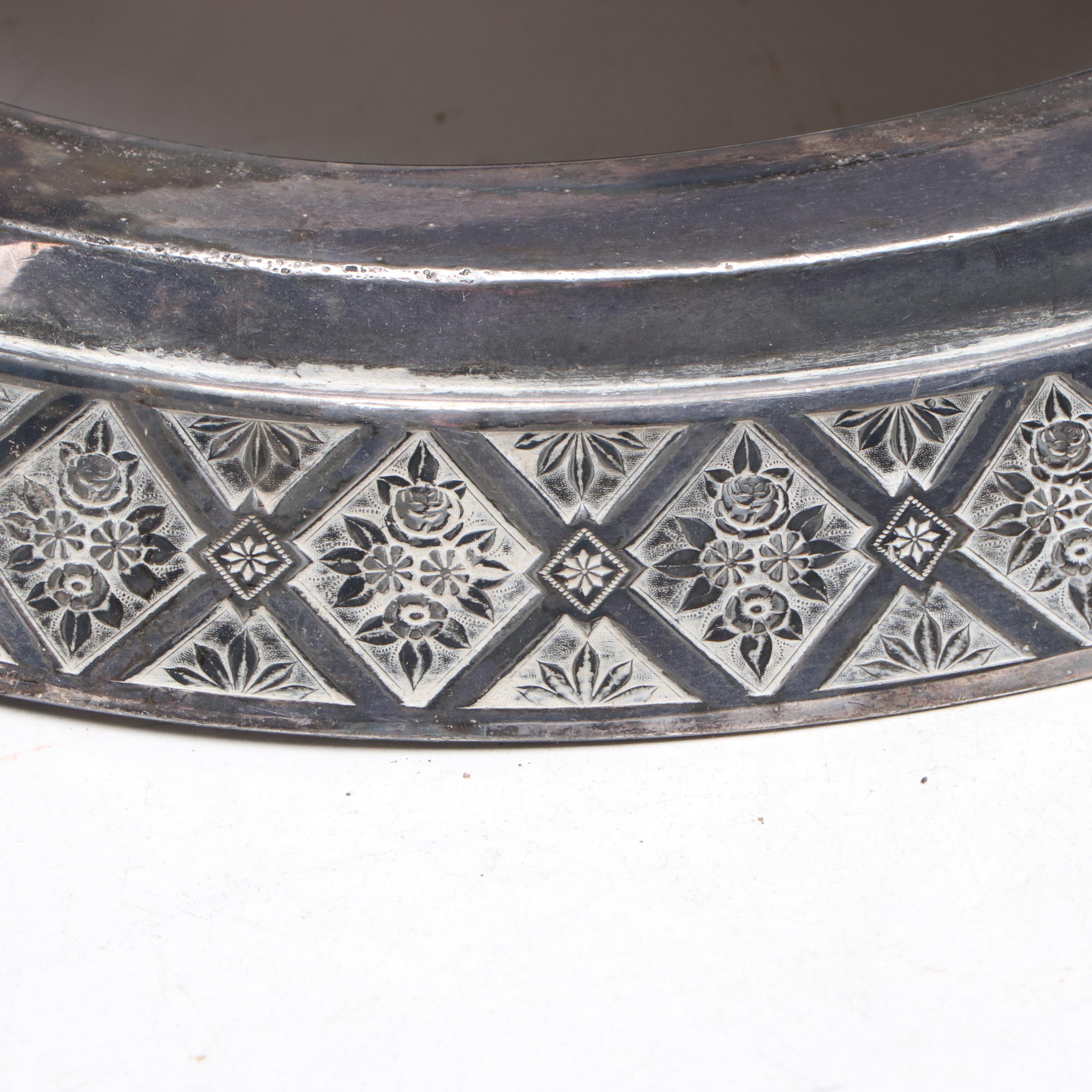 Wilcox Silver Plate Tilting Water Pitcher with Other Tray and Table Accessories