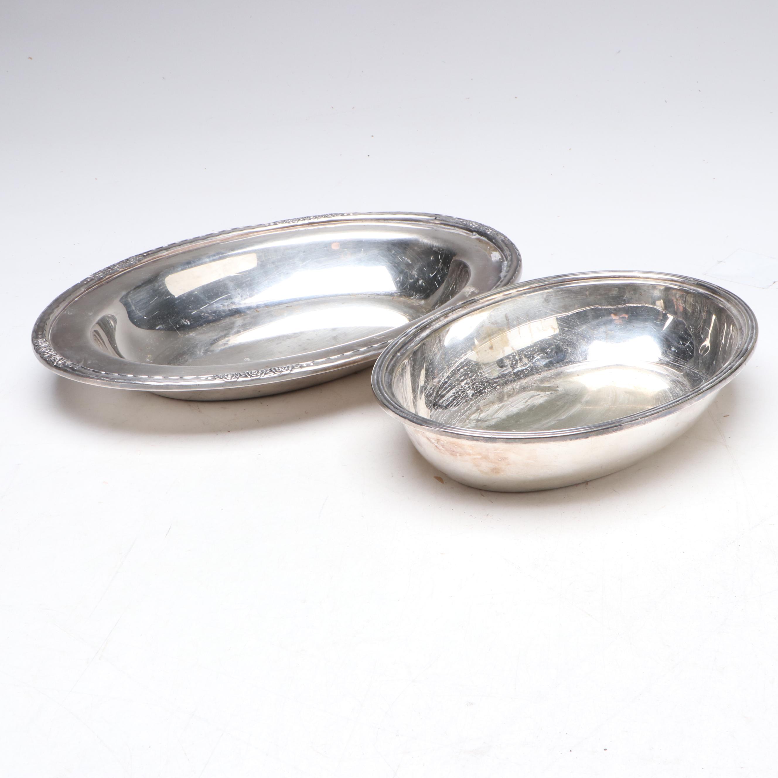 Wilcox Silver Plate Tilting Water Pitcher with Other Tray and Table Accessories