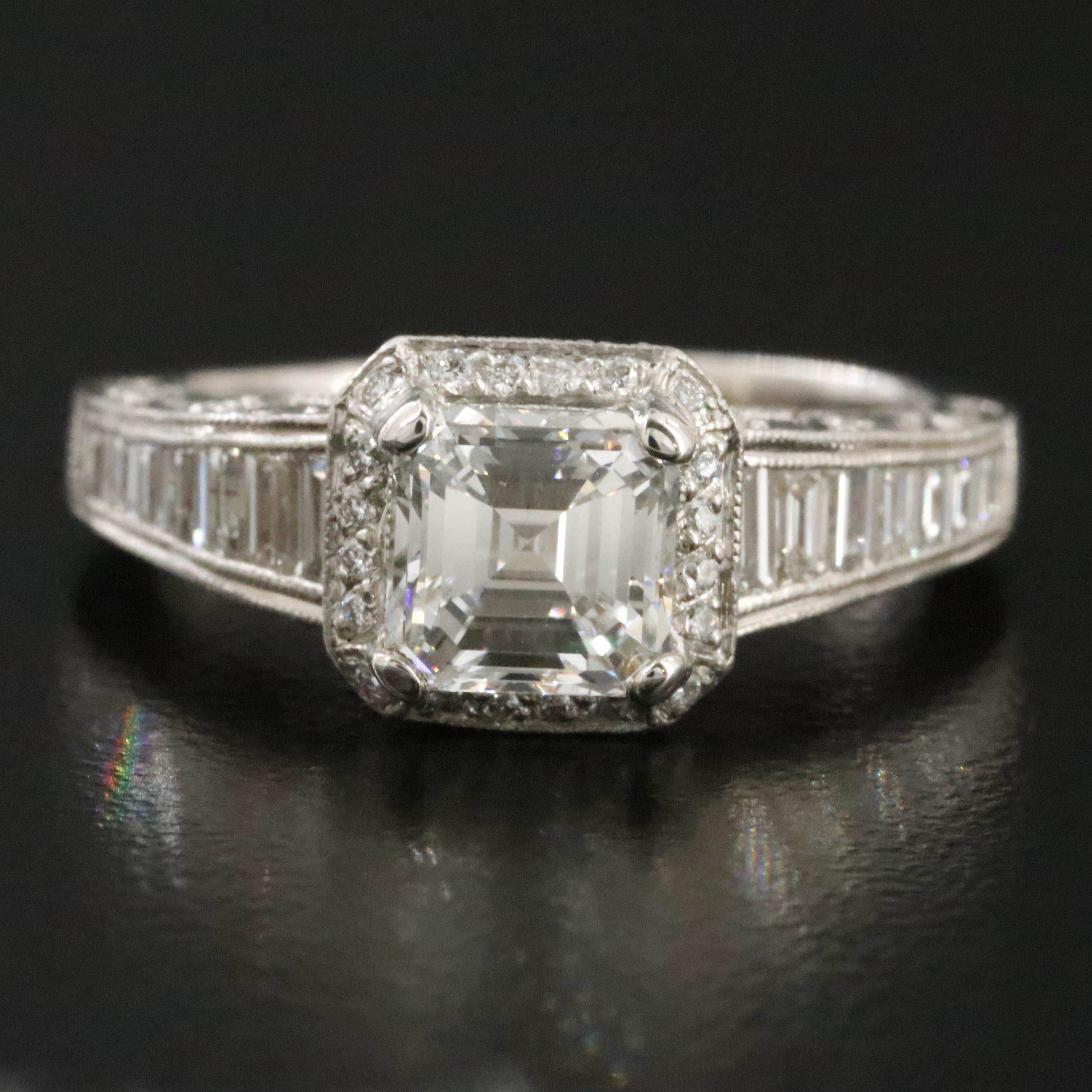 Tacori Platinum 2.40 CTW Diamond Ring with GIA eReport