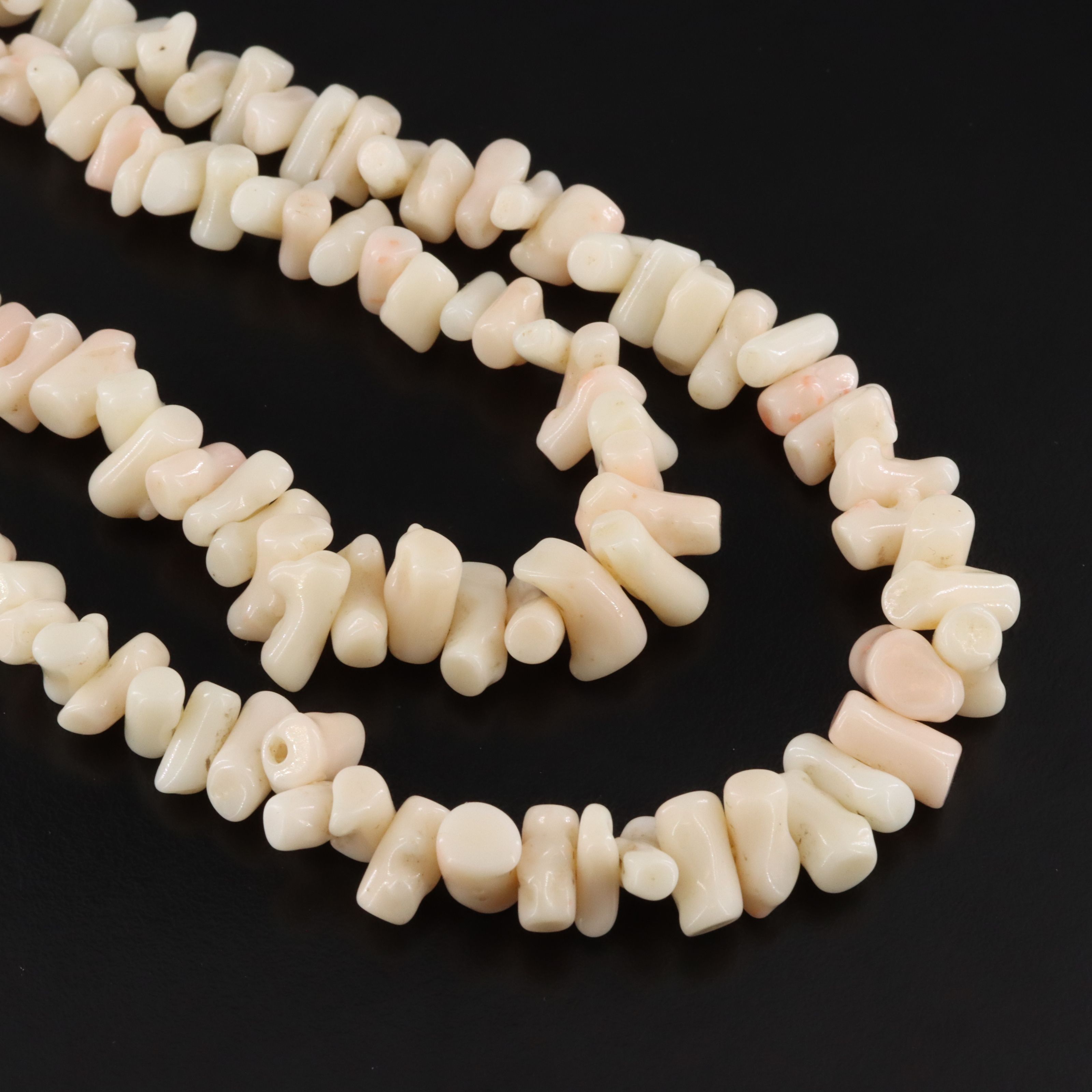 Sterling Tiered Coral Branch Necklace