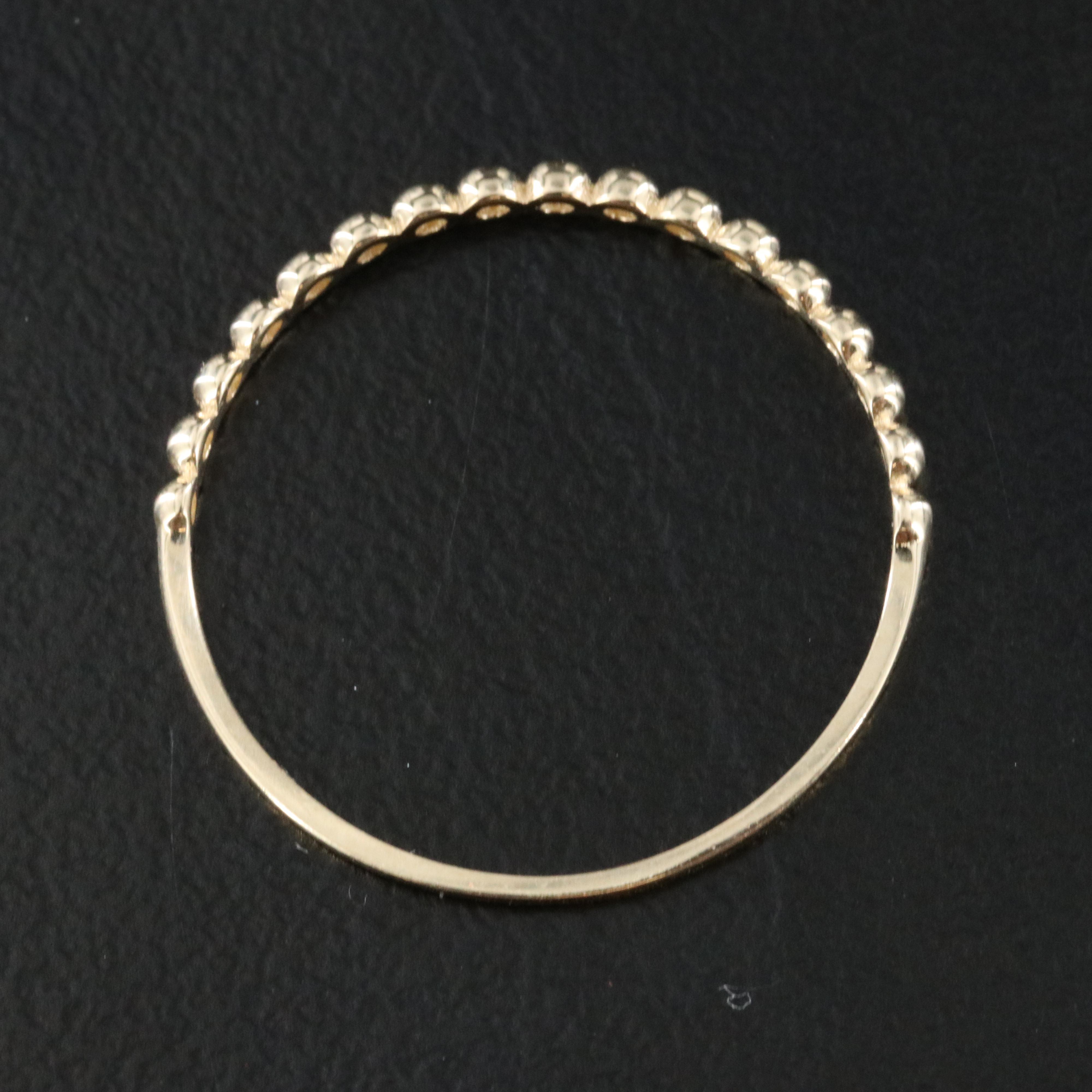 14K Bead Ring
