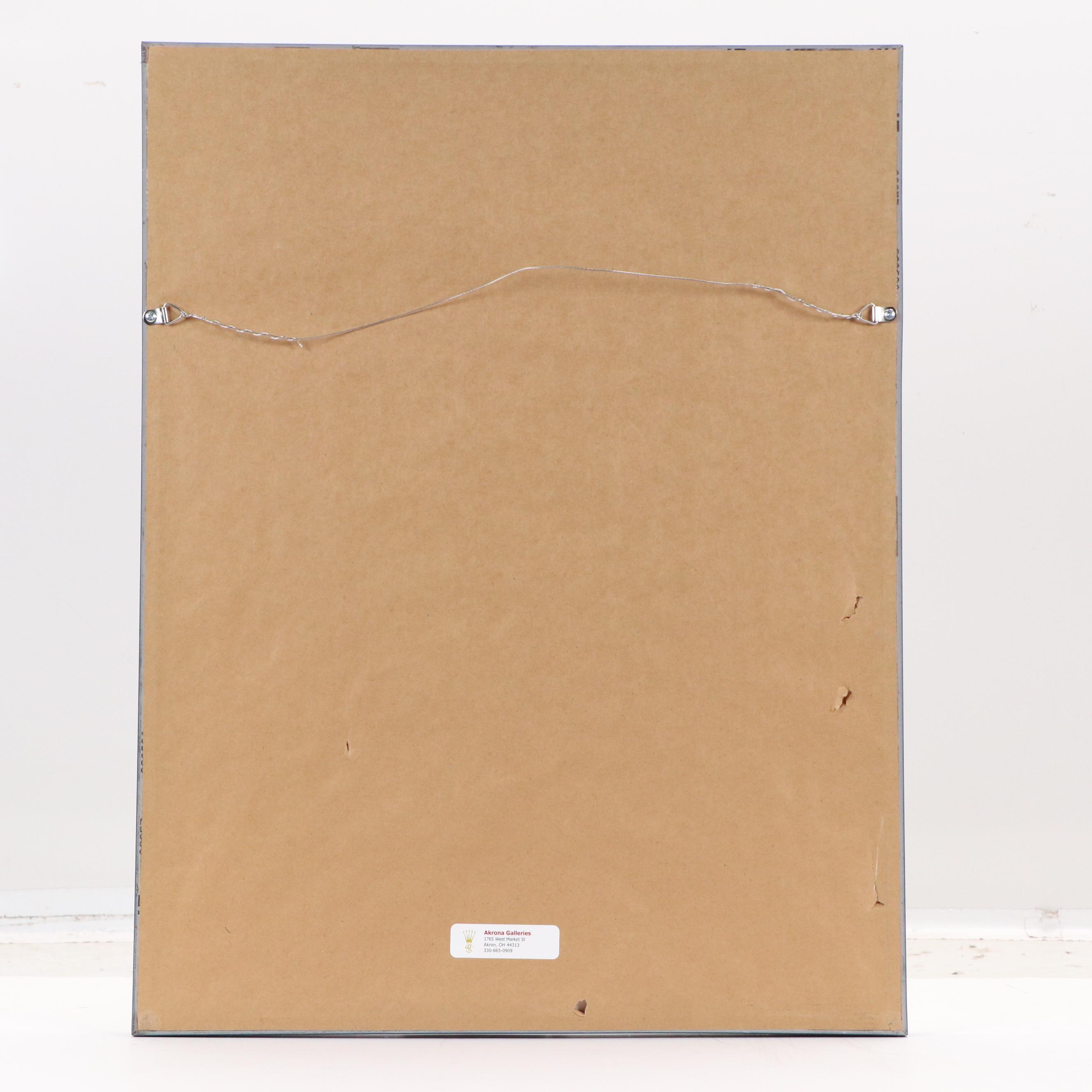 Offset Lithograph Travel Poster "Les Parcs de Saint-Tropez," Mid-20th Century