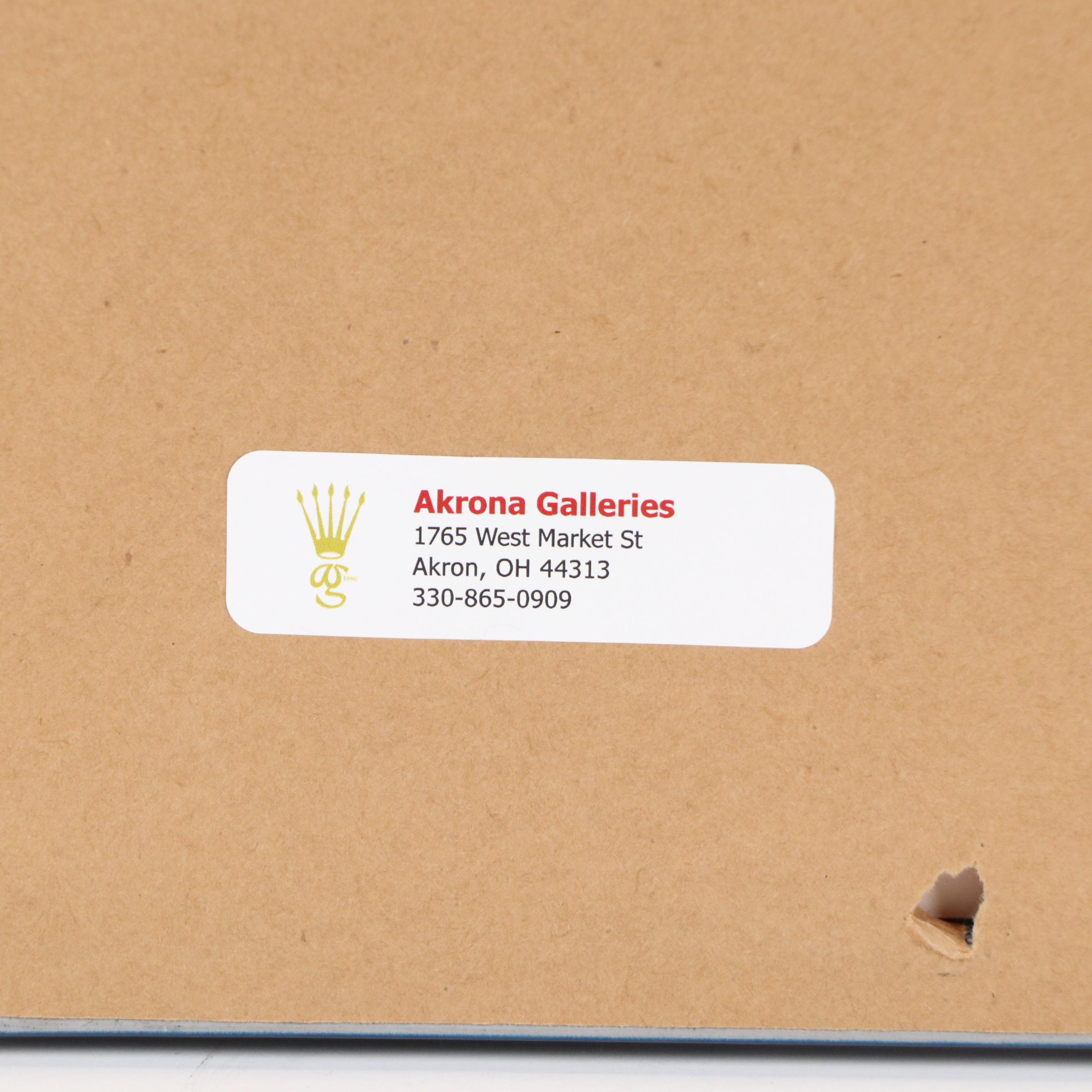 Offset Lithograph Travel Poster "Les Parcs de Saint-Tropez," Mid-20th Century