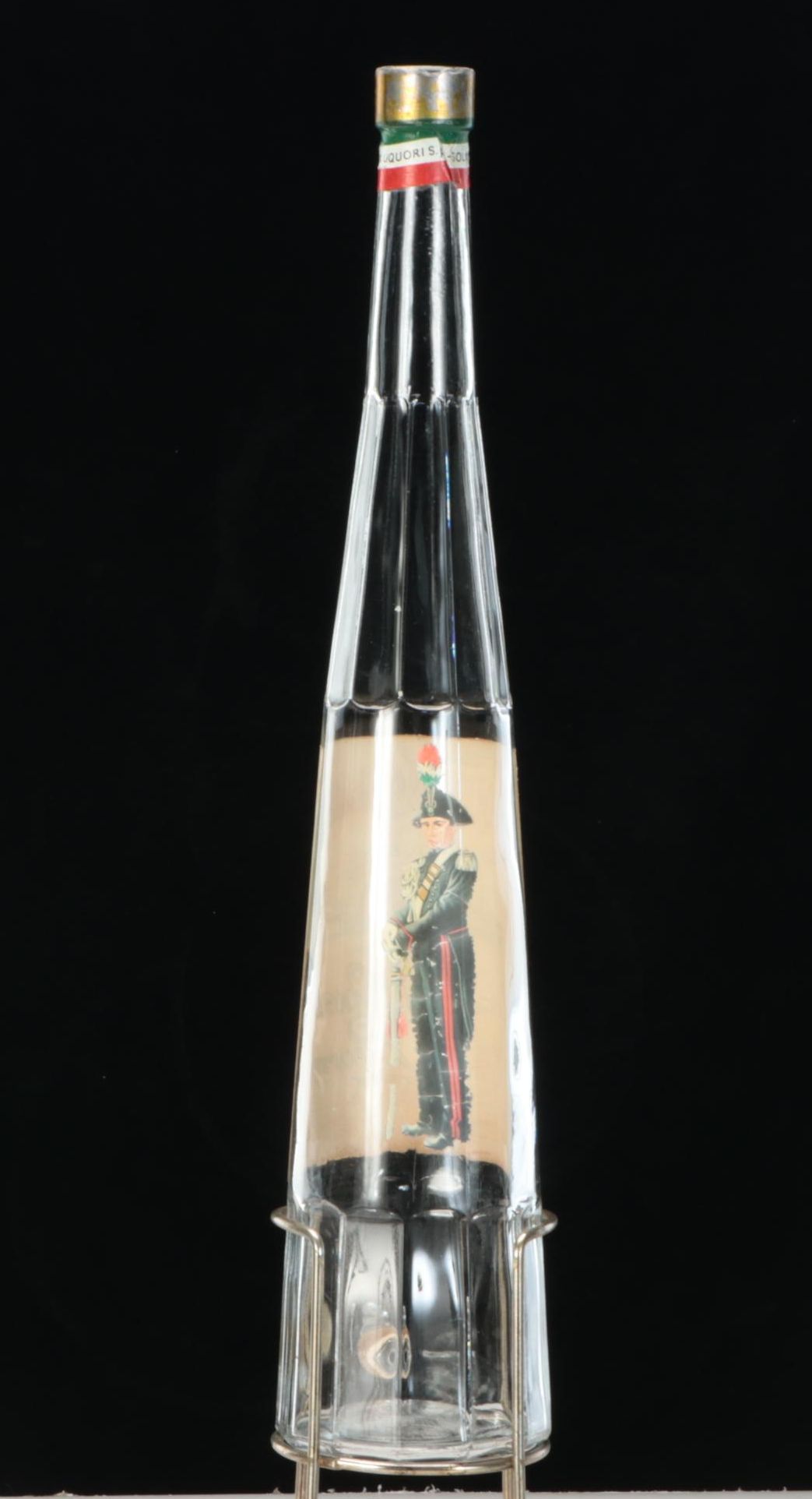 Italian Liquore Galliano Footed Glass Bottle with Spigot, 20th Century