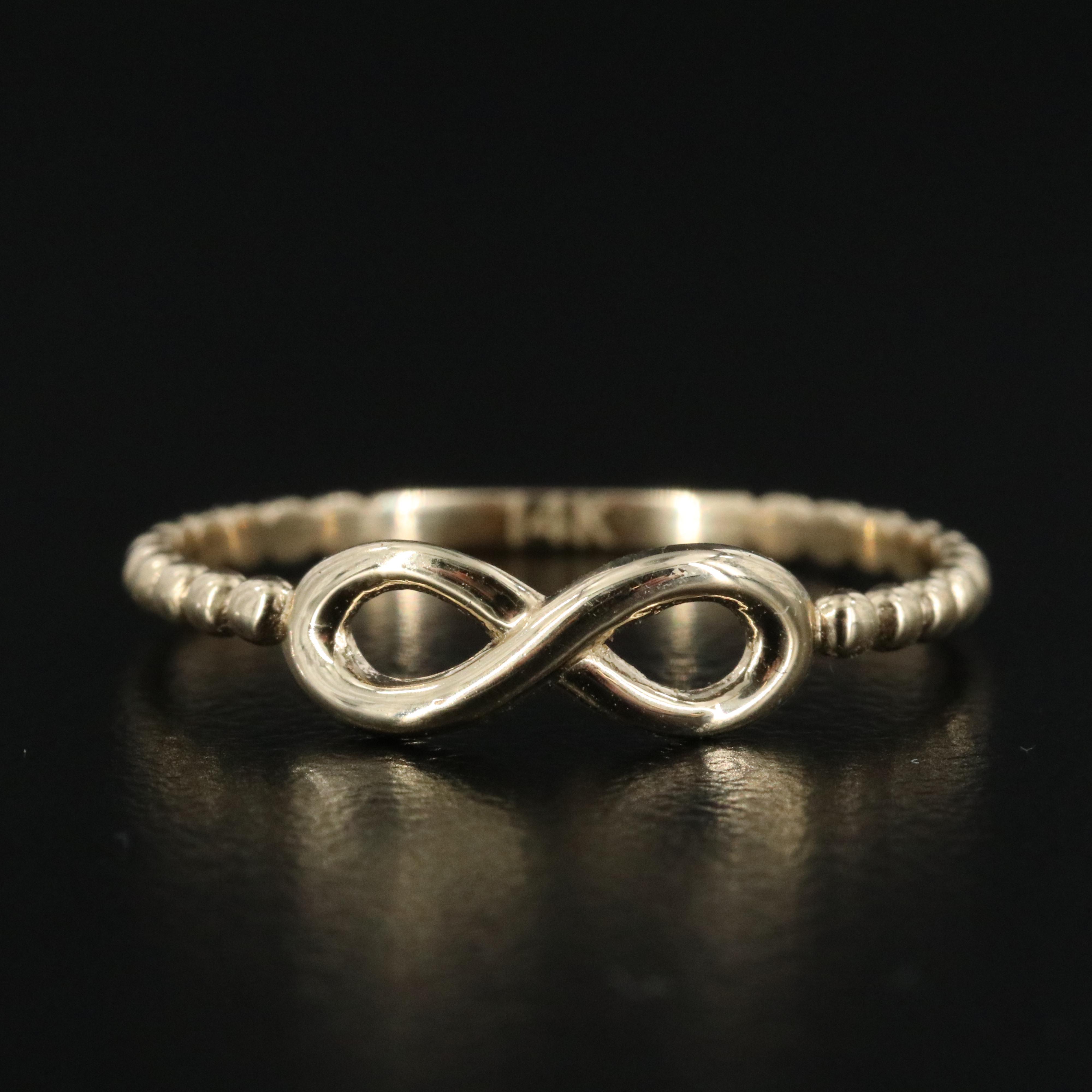 14K Infinity Ring