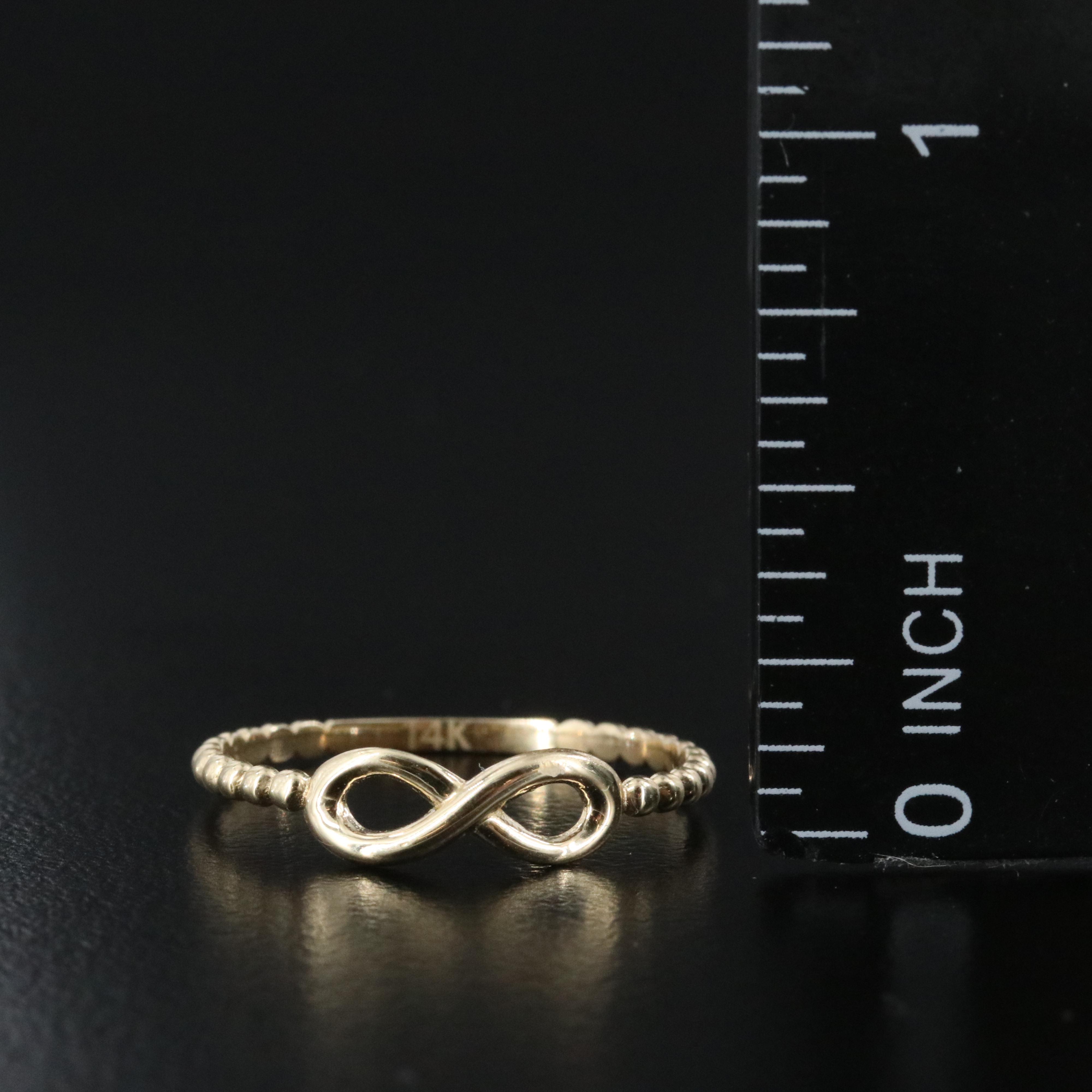 14K Infinity Ring