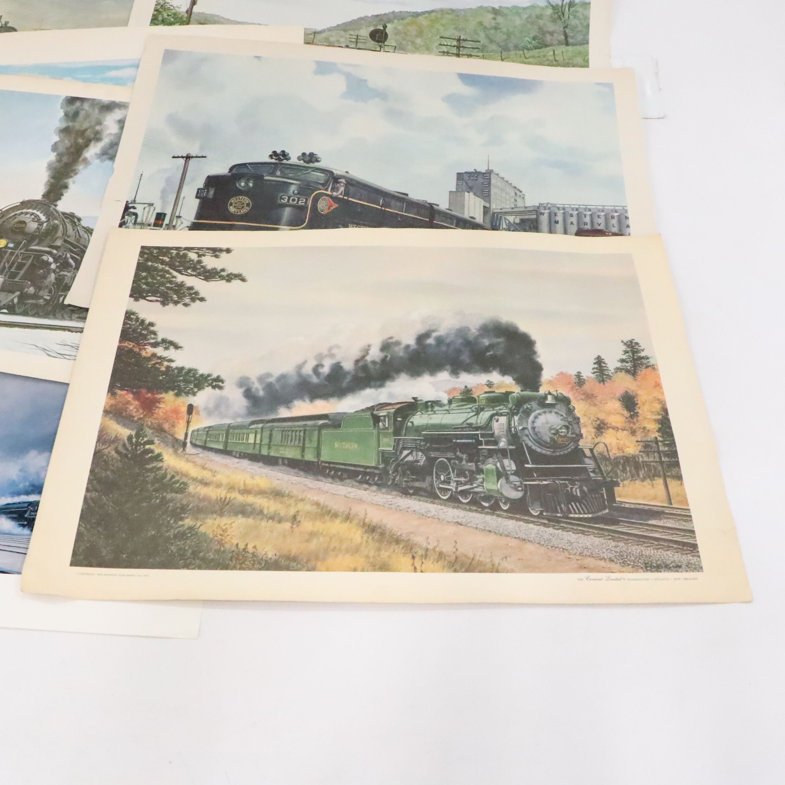 Howard Fogg, Ron Hatch, and More Train and Landscape Prints, 20th Century