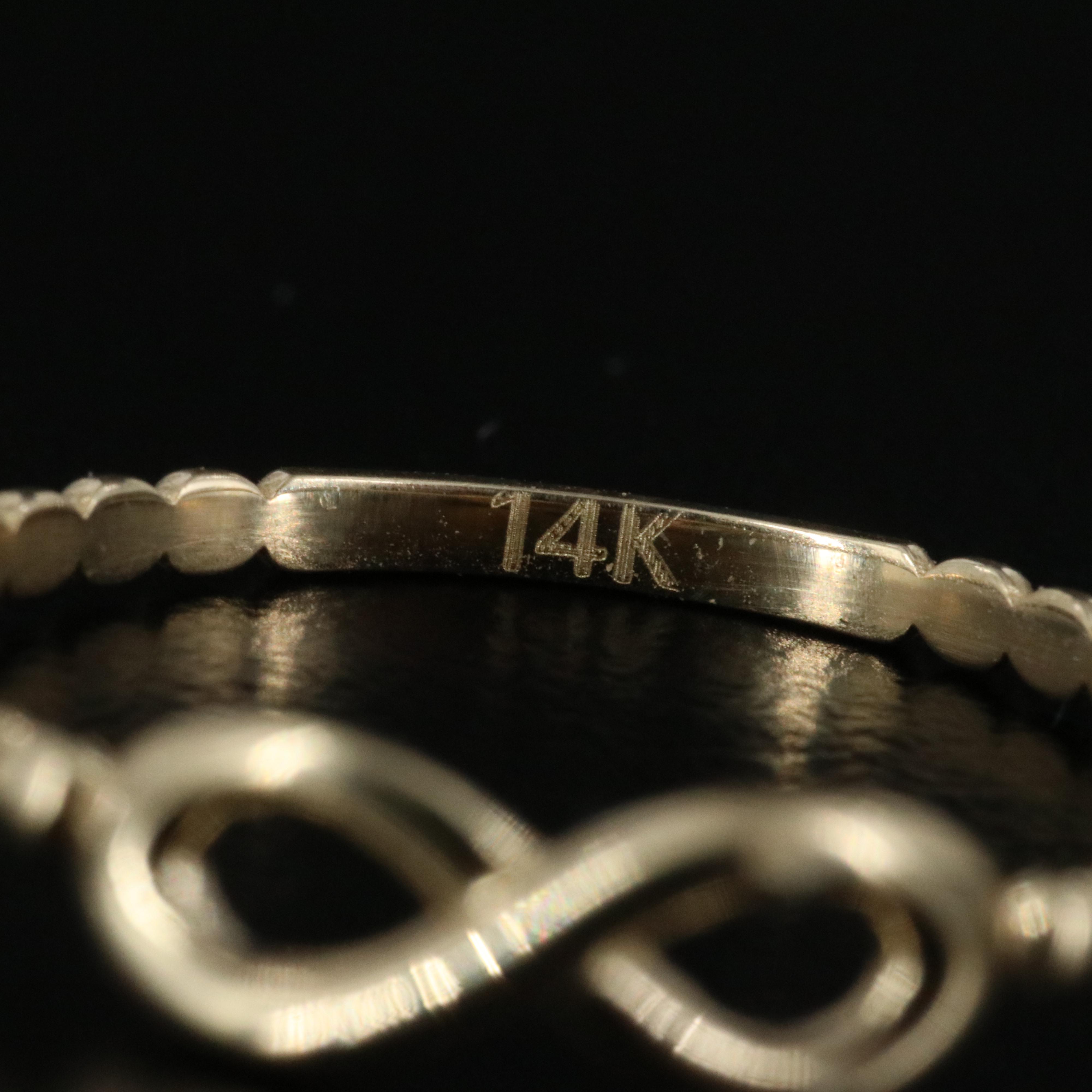 14K Infinity Ring