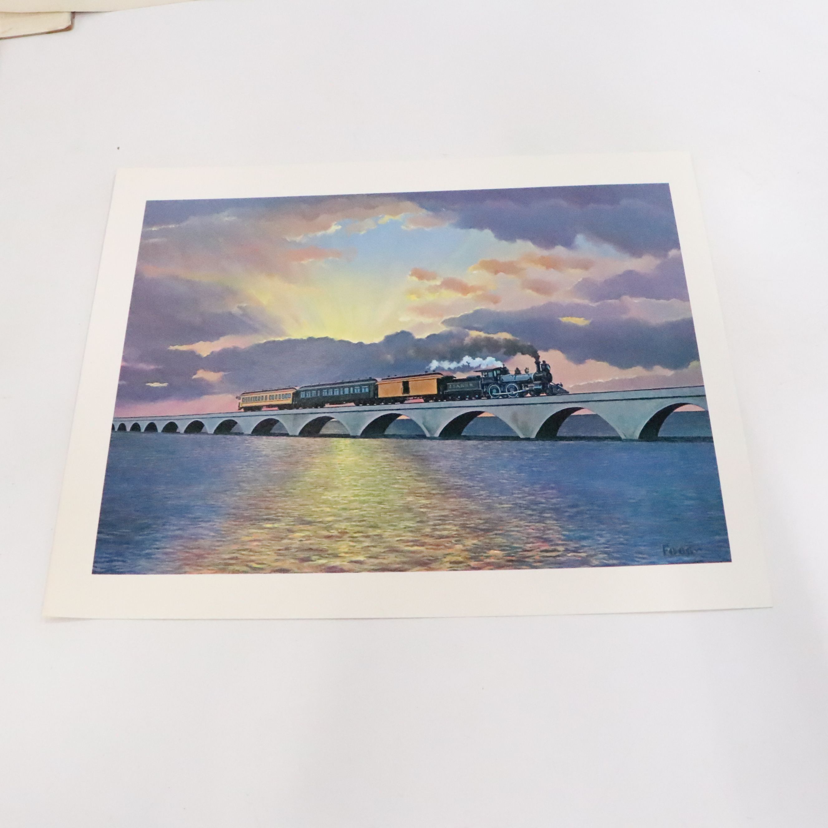Howard Fogg, Ron Hatch, and More Train and Landscape Prints, 20th Century