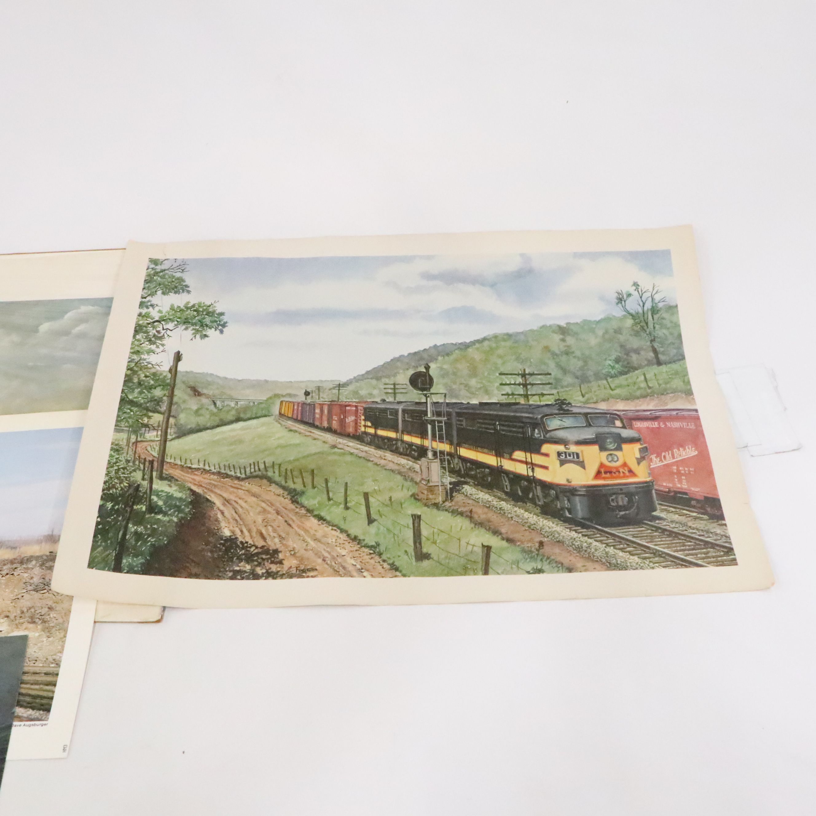 Howard Fogg, Ron Hatch, and More Train and Landscape Prints, 20th Century