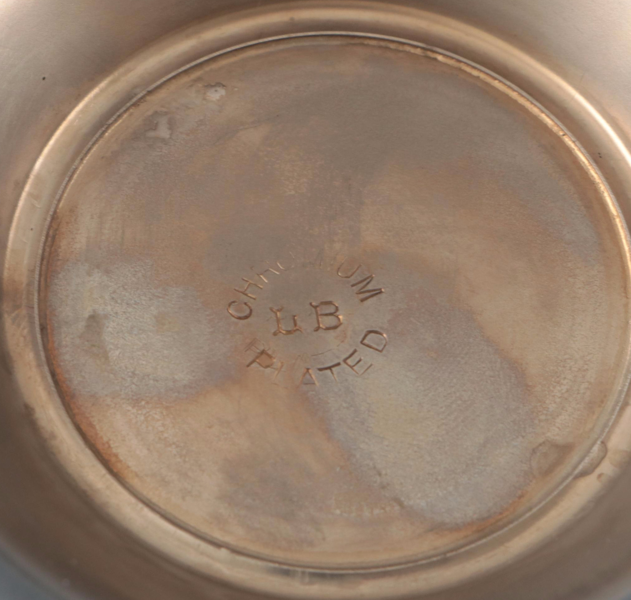 Chrome Finish Tea Service