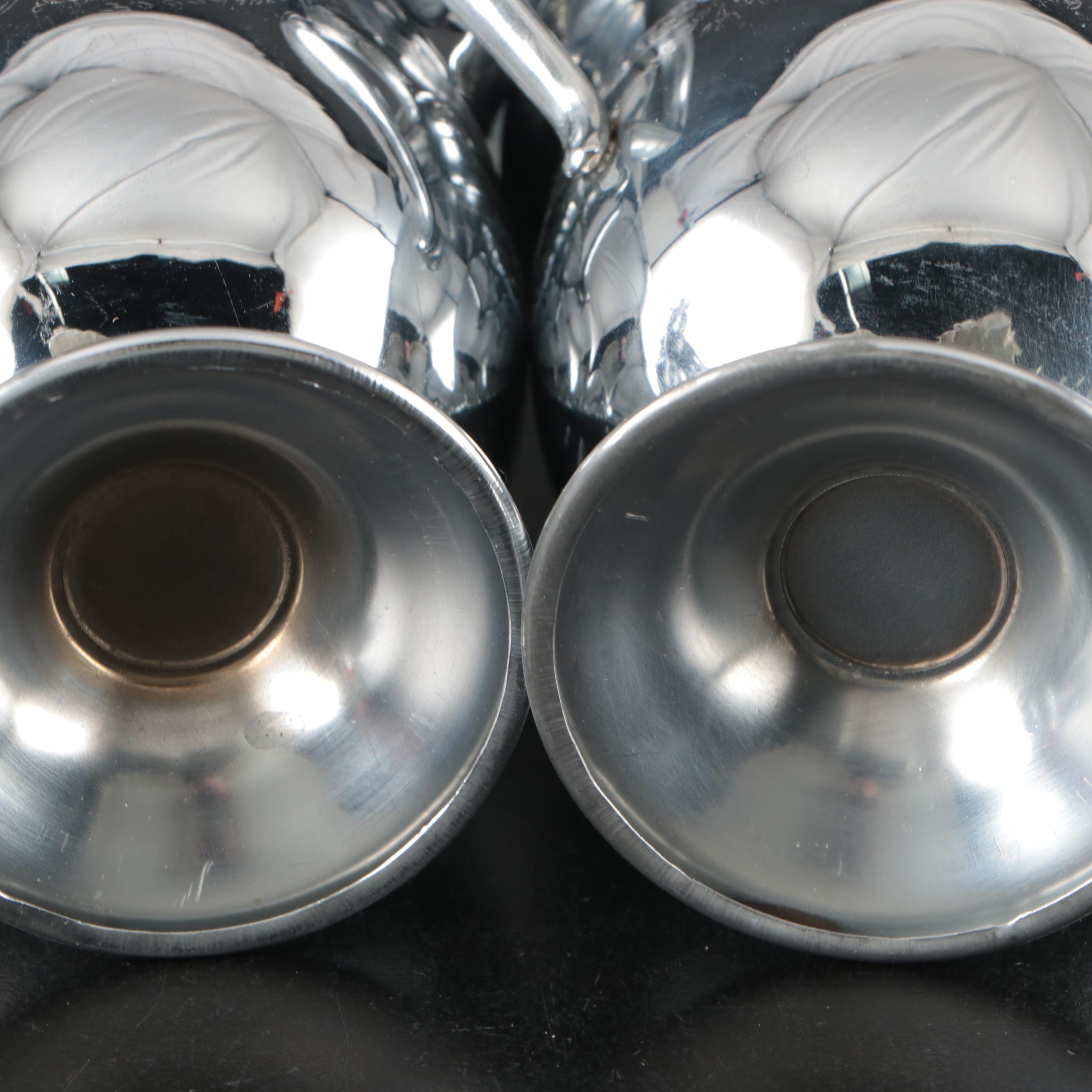 Chrome Finish Tea Service