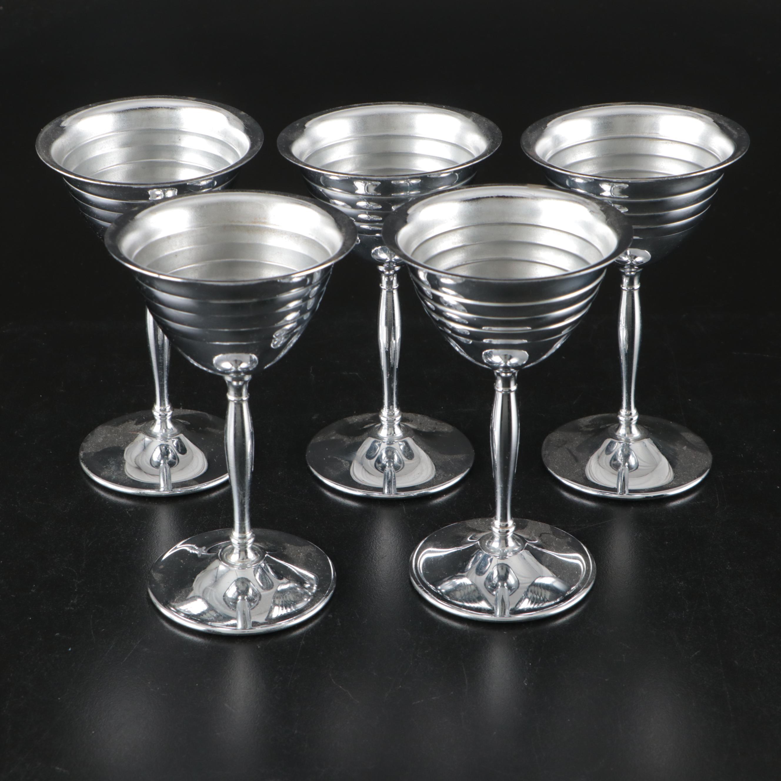 Chrome Finish Tea Service