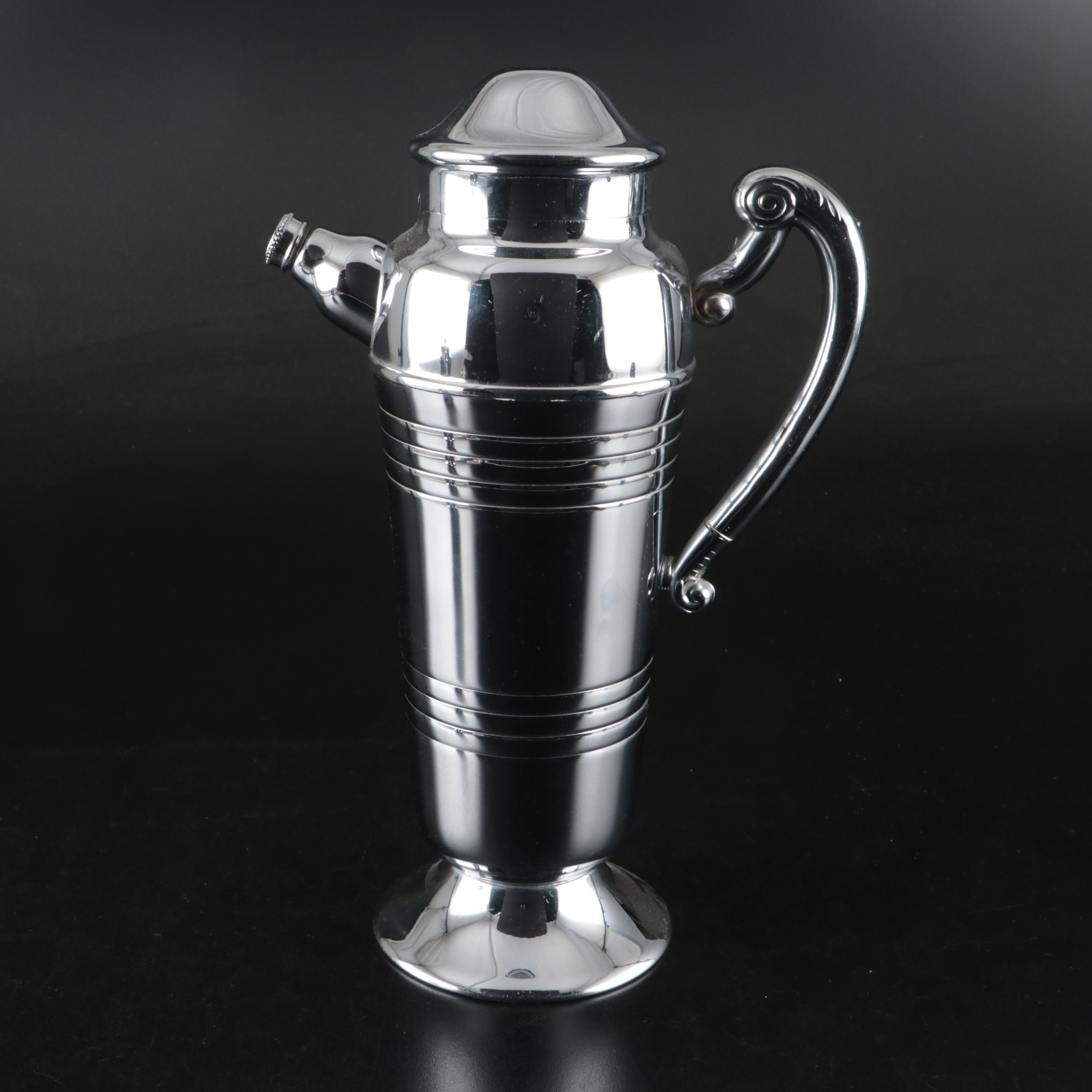 Chrome Finish Tea Service