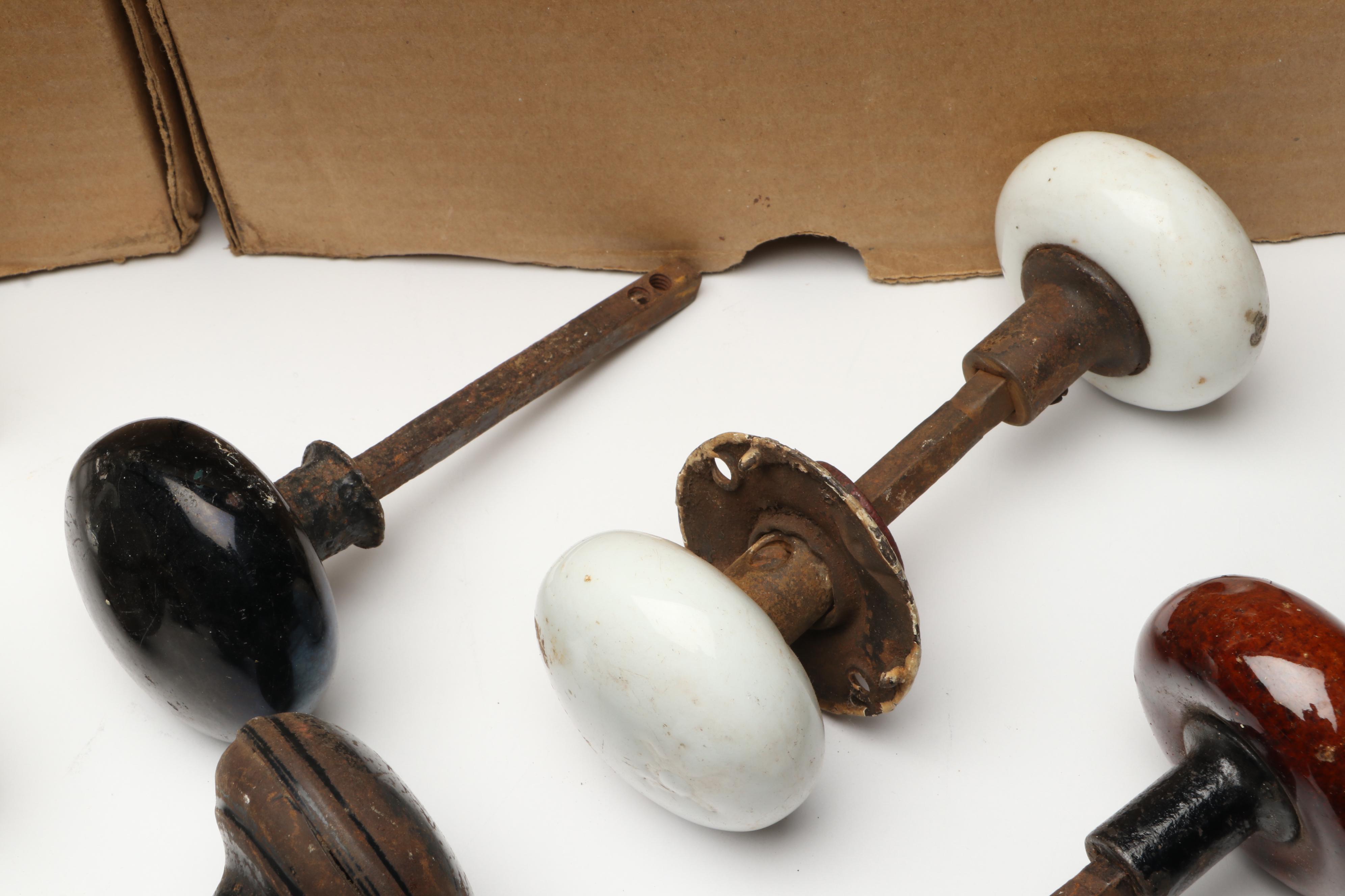 Emtek "Georgetown" Glass Doorknobs with Other Ceramic and Metal Knobs