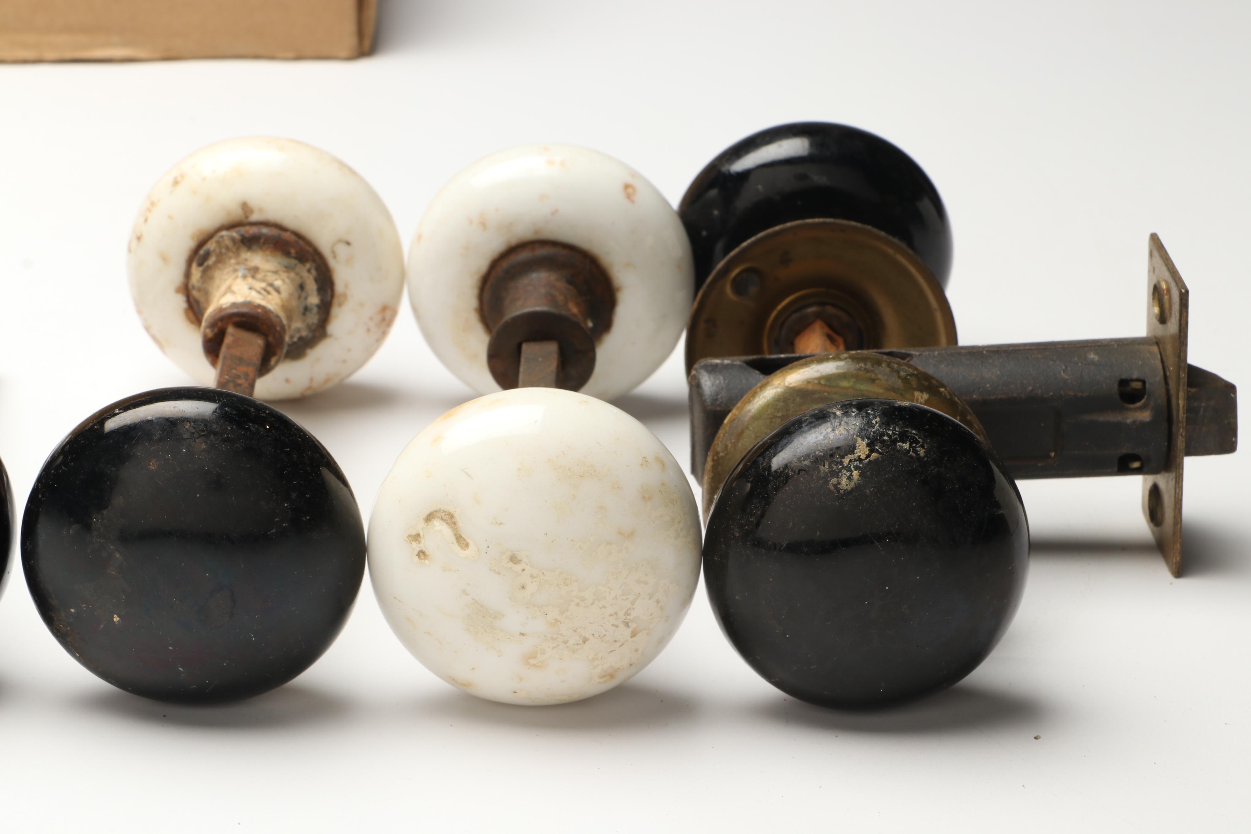 Emtek "Georgetown" Glass Doorknobs with Other Ceramic and Metal Knobs