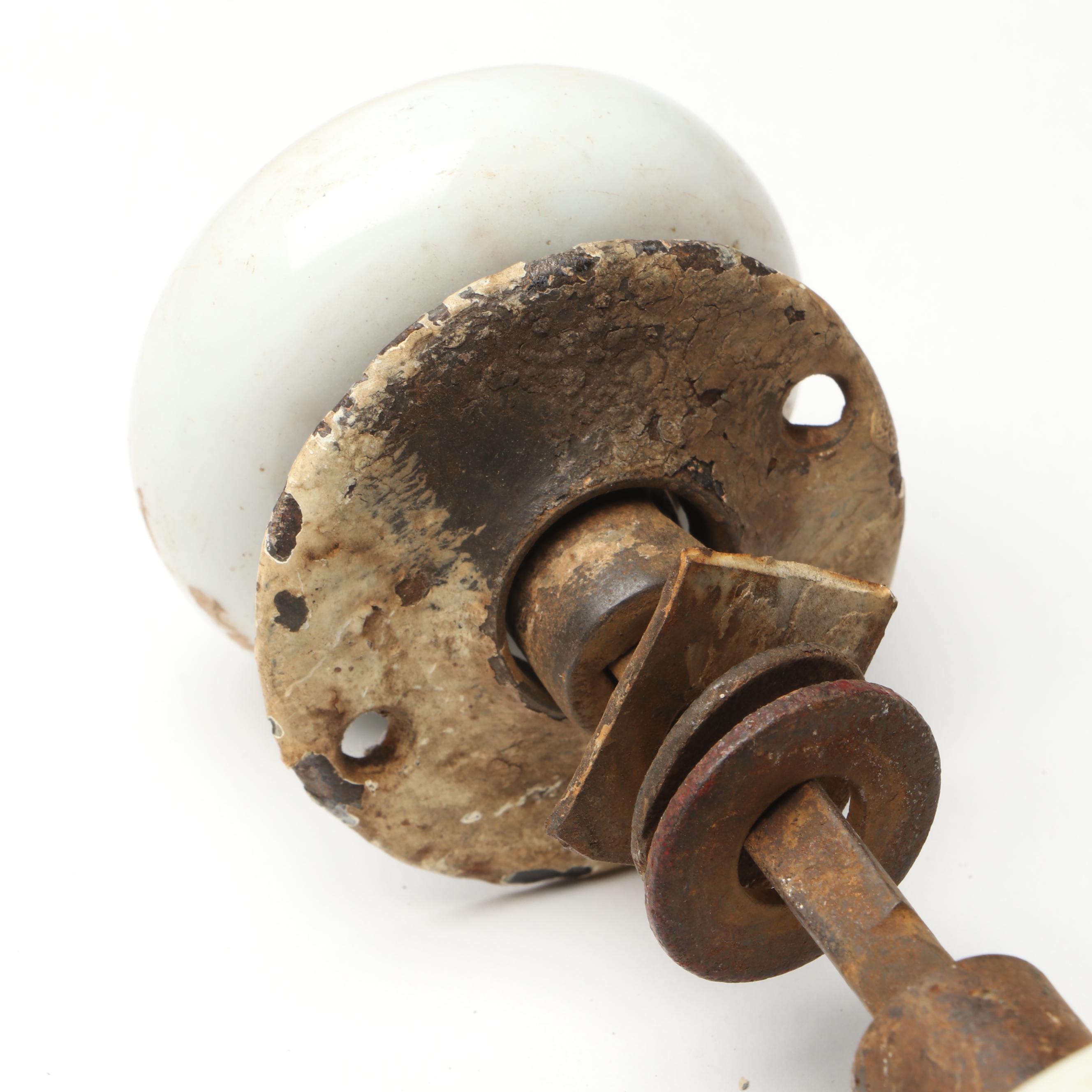 Emtek "Georgetown" Glass Doorknobs with Other Ceramic and Metal Knobs