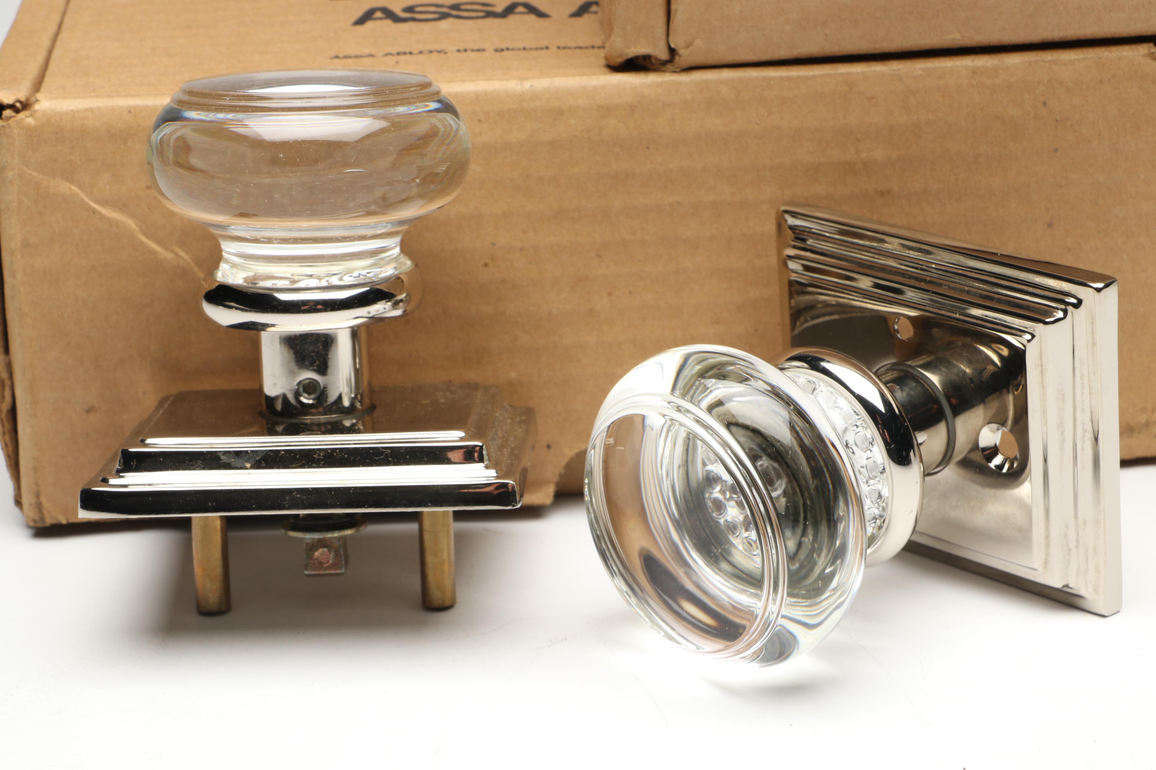 Emtek "Georgetown" Glass Doorknobs with Other Ceramic and Metal Knobs