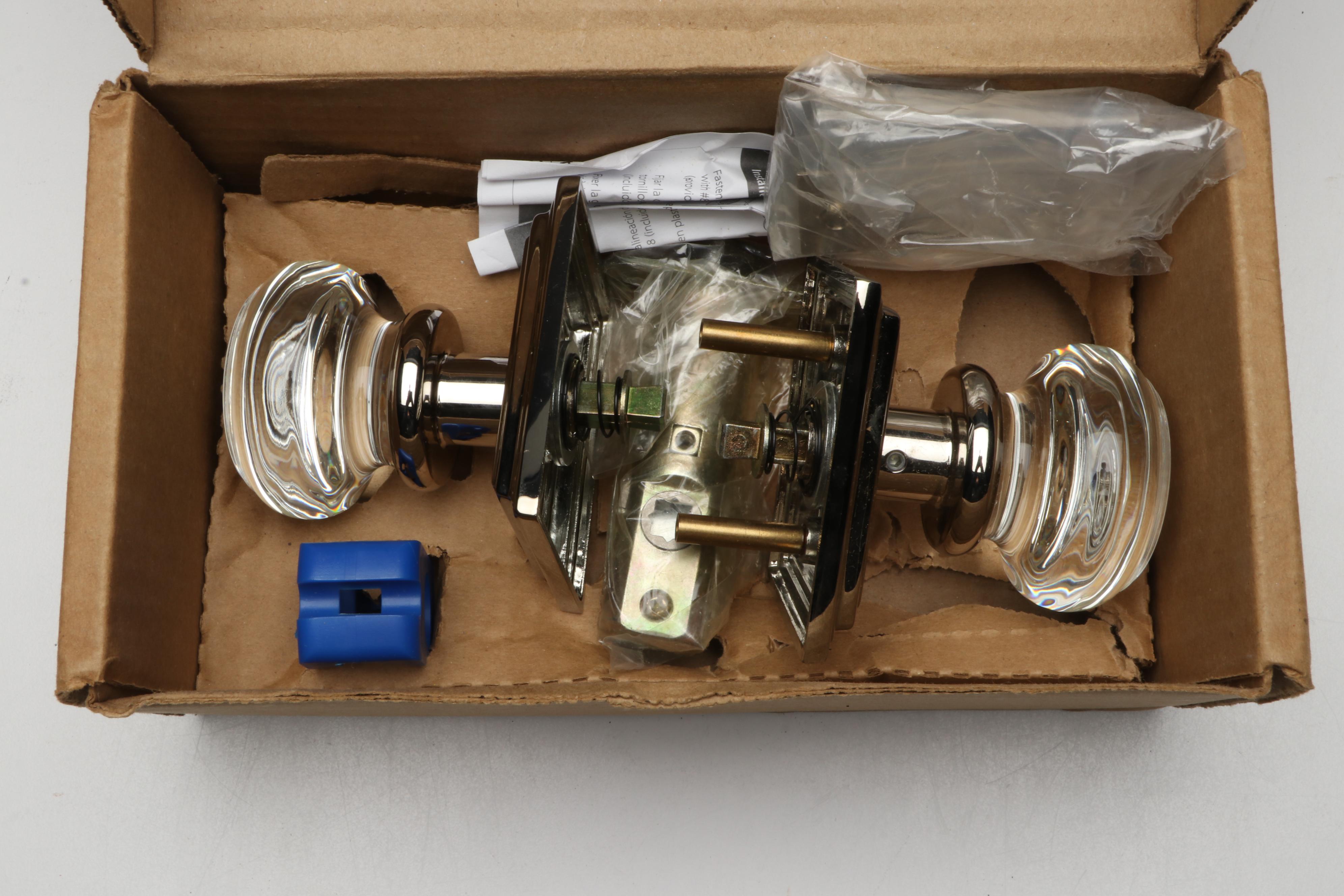 Emtek "Georgetown" Glass Doorknobs with Other Ceramic and Metal Knobs