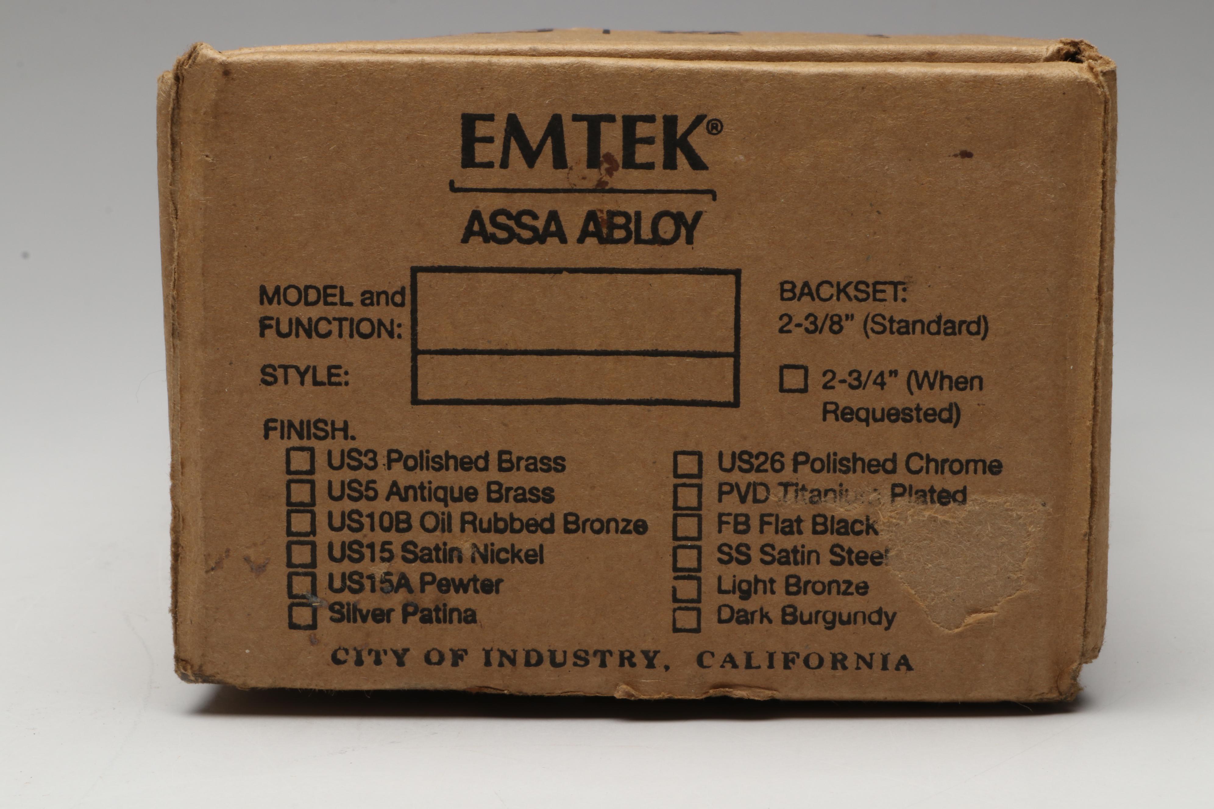 Emtek "Georgetown" Glass Doorknobs with Other Ceramic and Metal Knobs