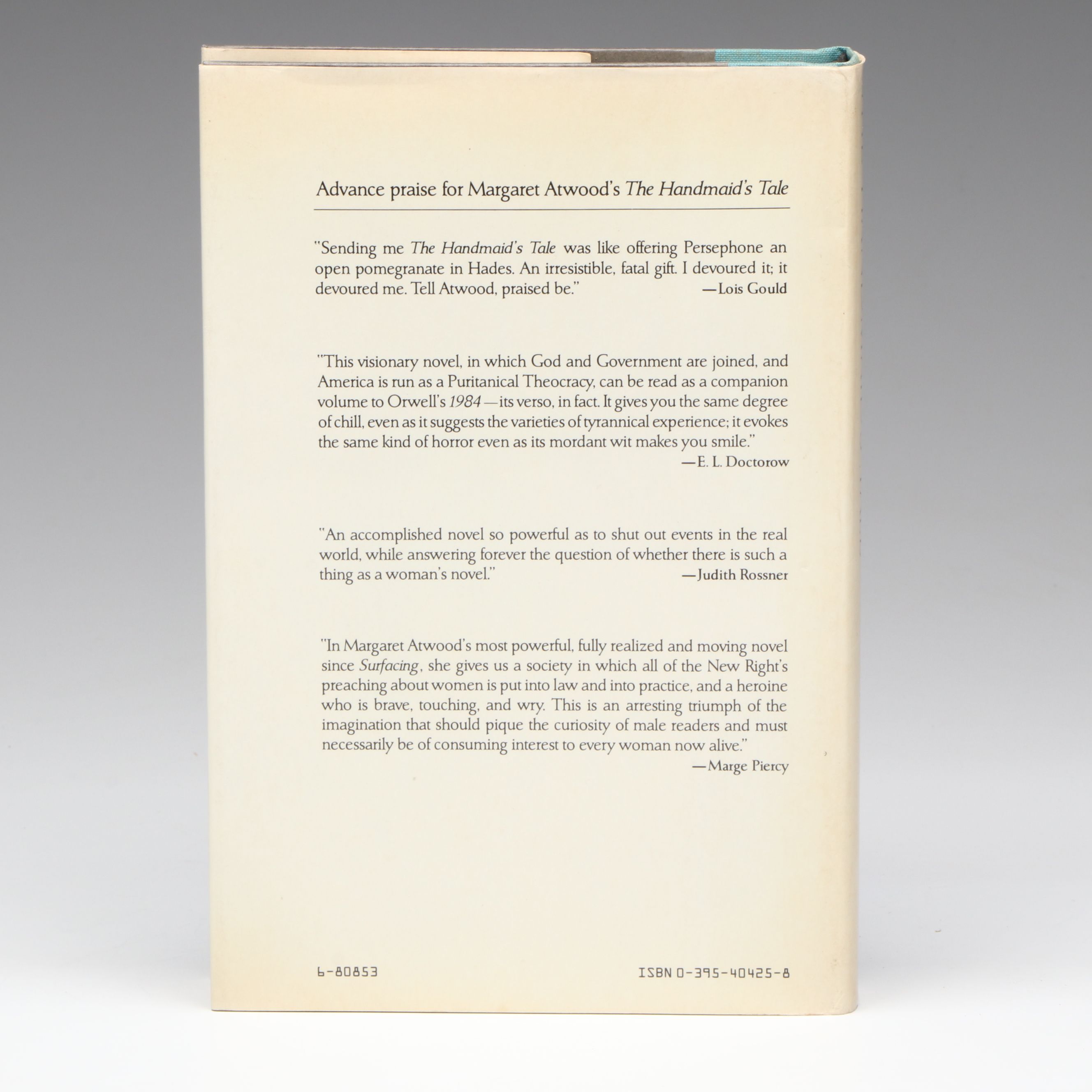 First Printing "The Handmaid's Tale" by Margaret Atwood, 1986