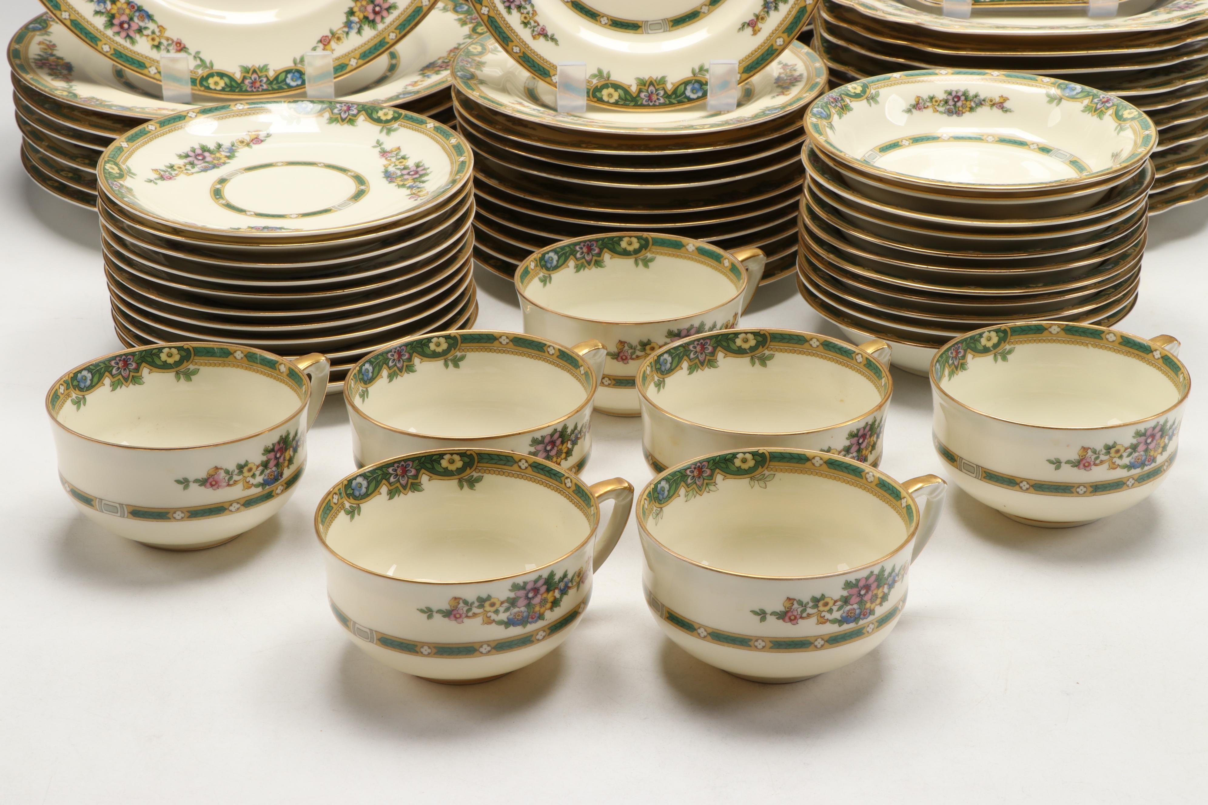 Pirkenhammer Floral Porcelain Dinnerware