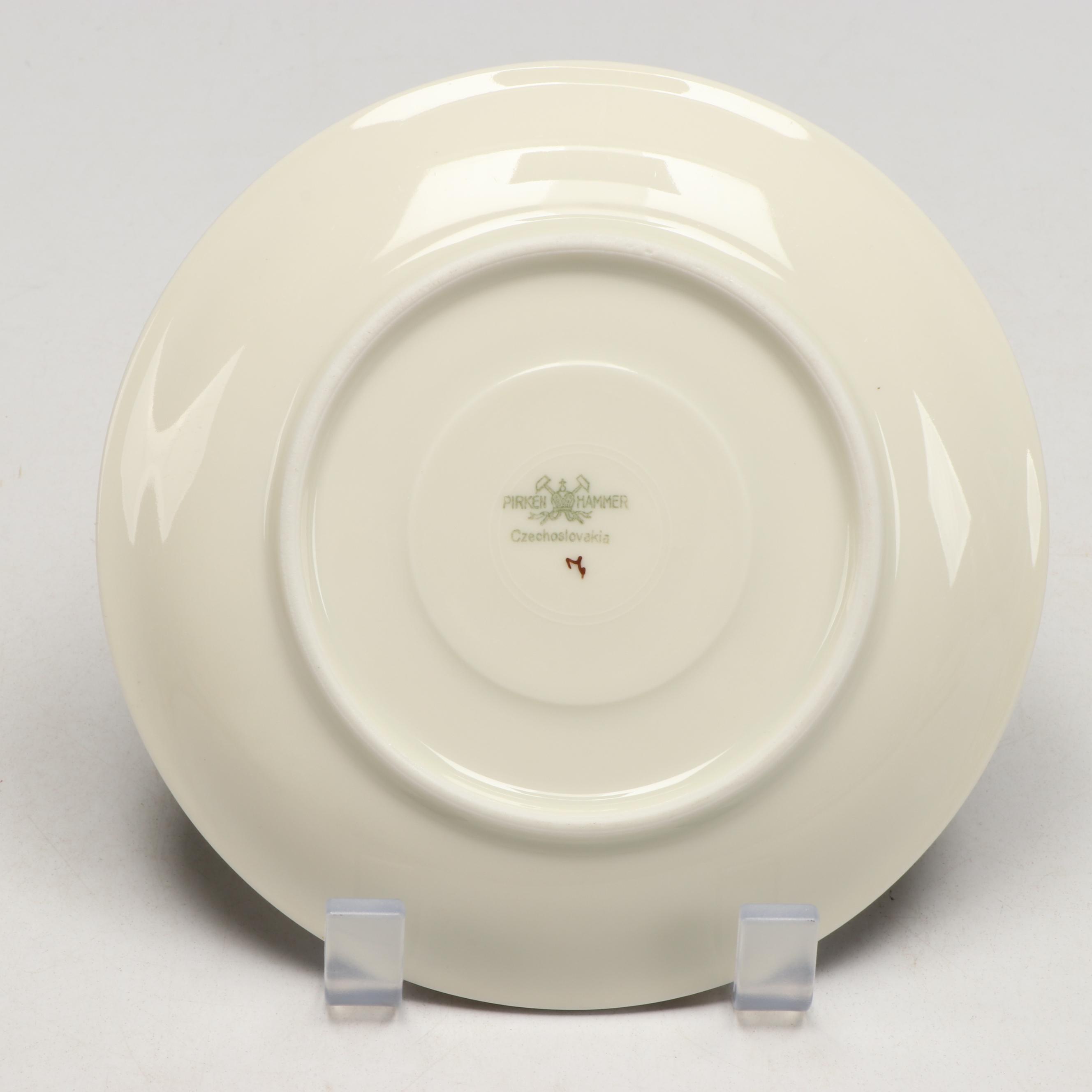 Pirkenhammer Floral Porcelain Dinnerware