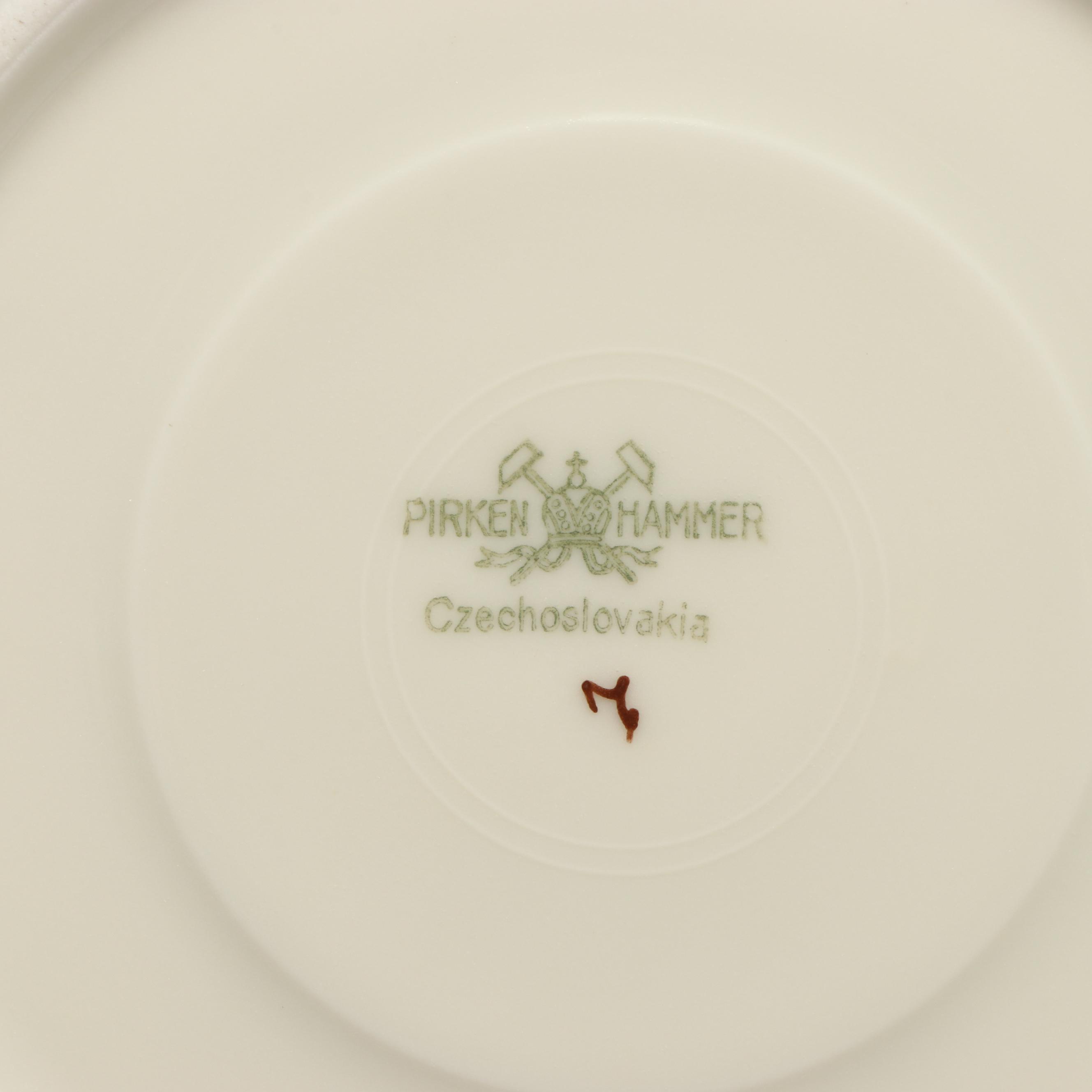 Pirkenhammer Floral Porcelain Dinnerware