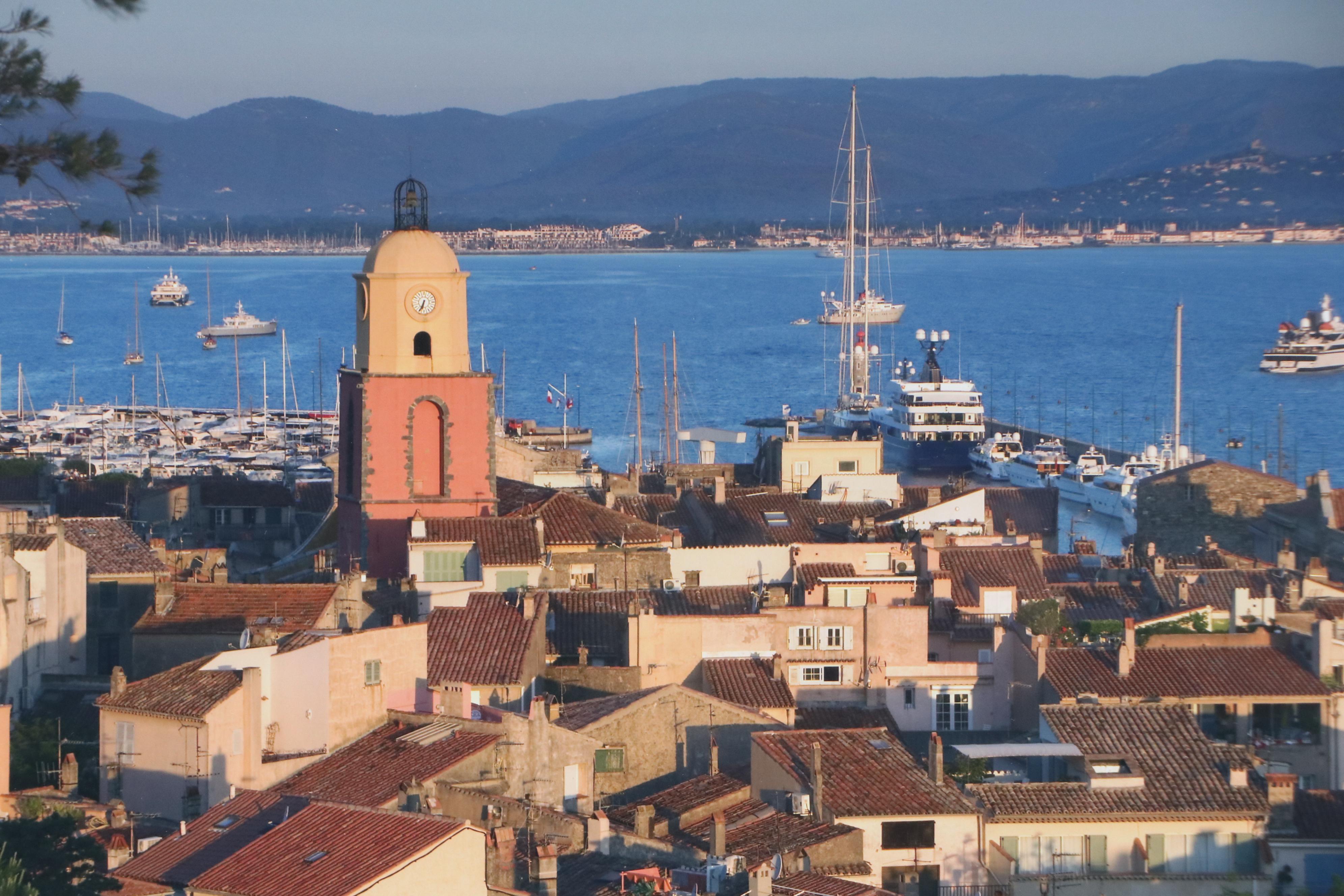 Digital Chromogenic Print of Saint-Tropez Skyline, Late 20th Century