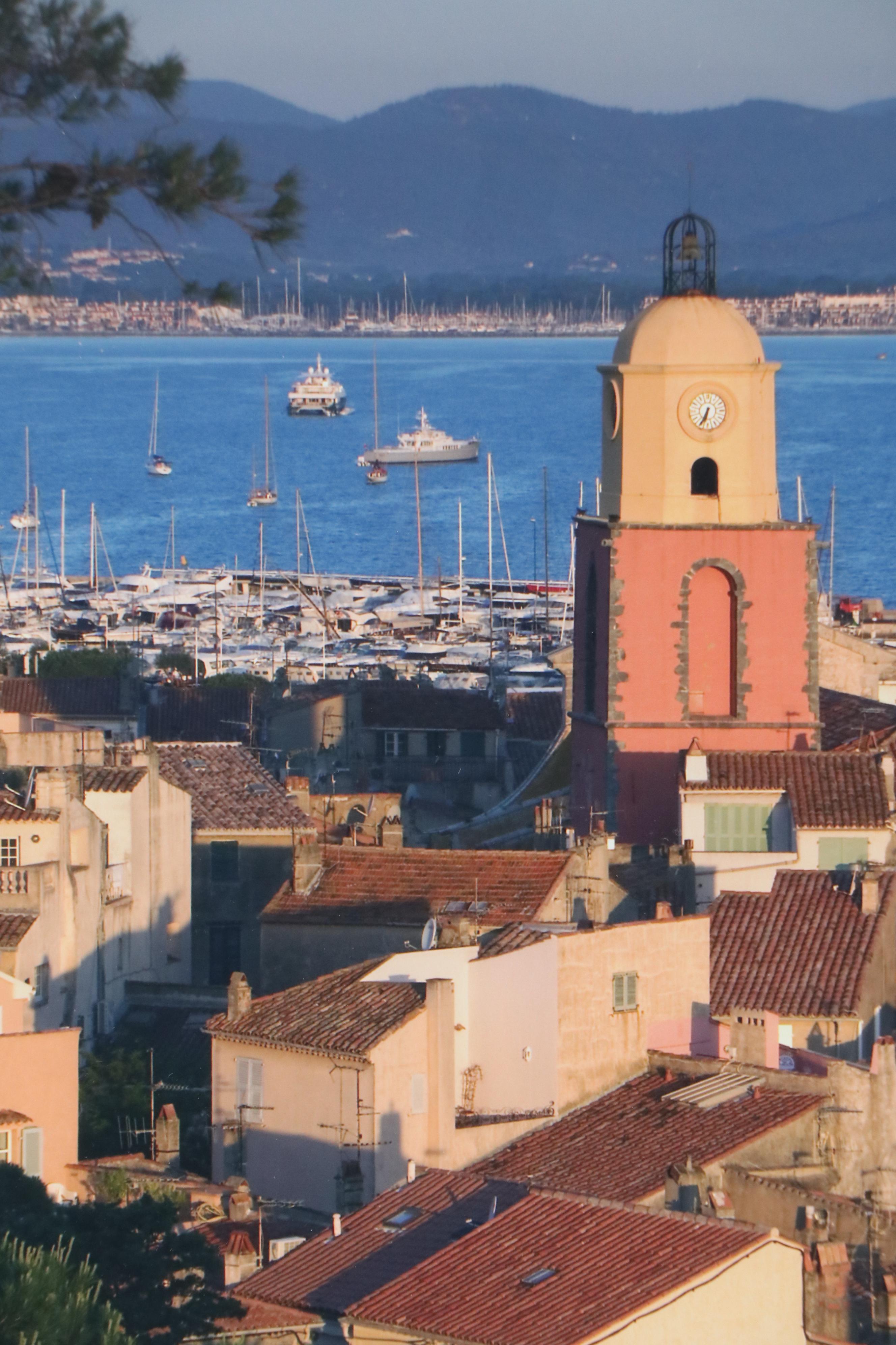 Digital Chromogenic Print of Saint-Tropez Skyline, Late 20th Century