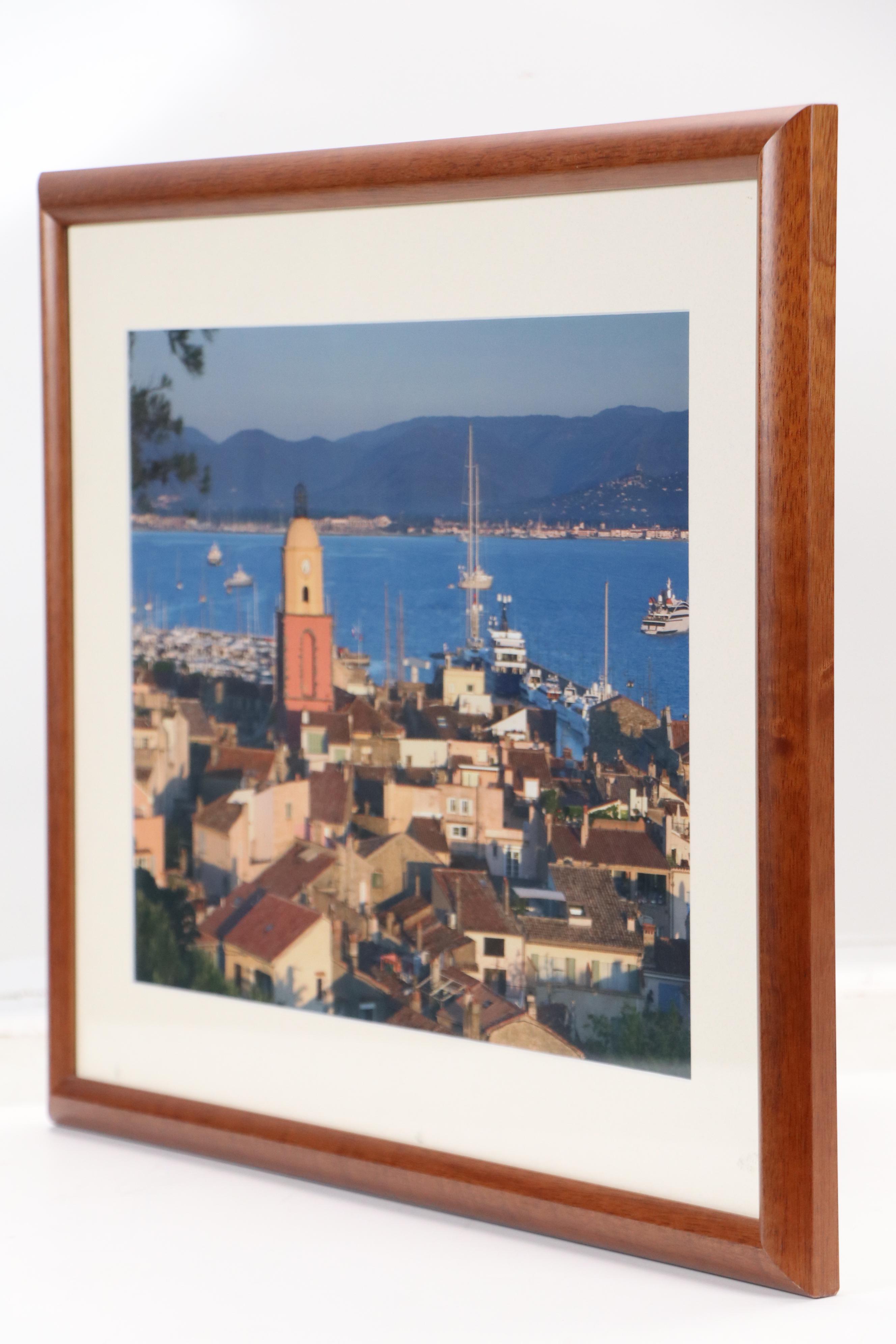 Digital Chromogenic Print of Saint-Tropez Skyline, Late 20th Century