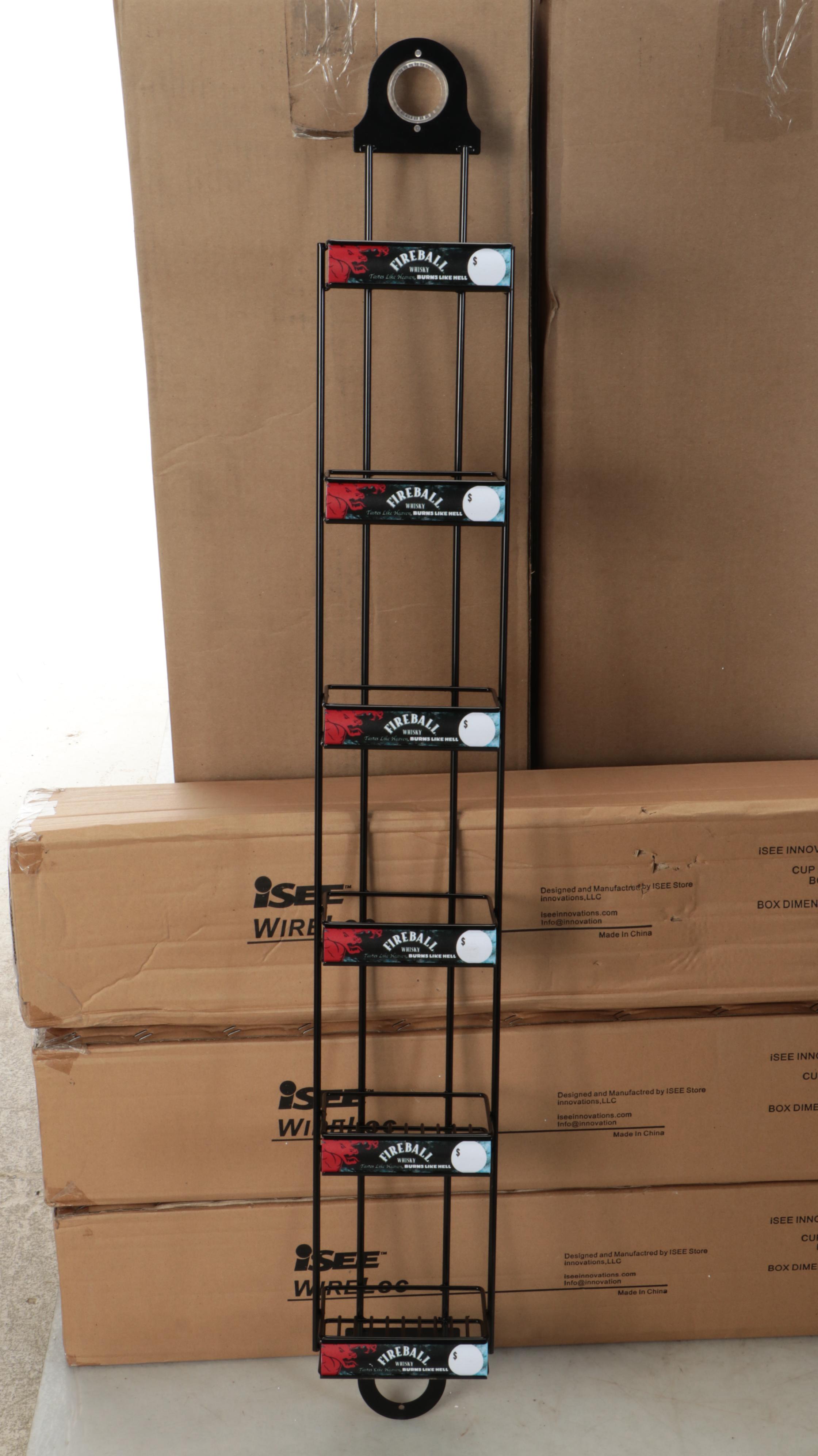 Fireball Whiskey and Burst Liquor Store Displays