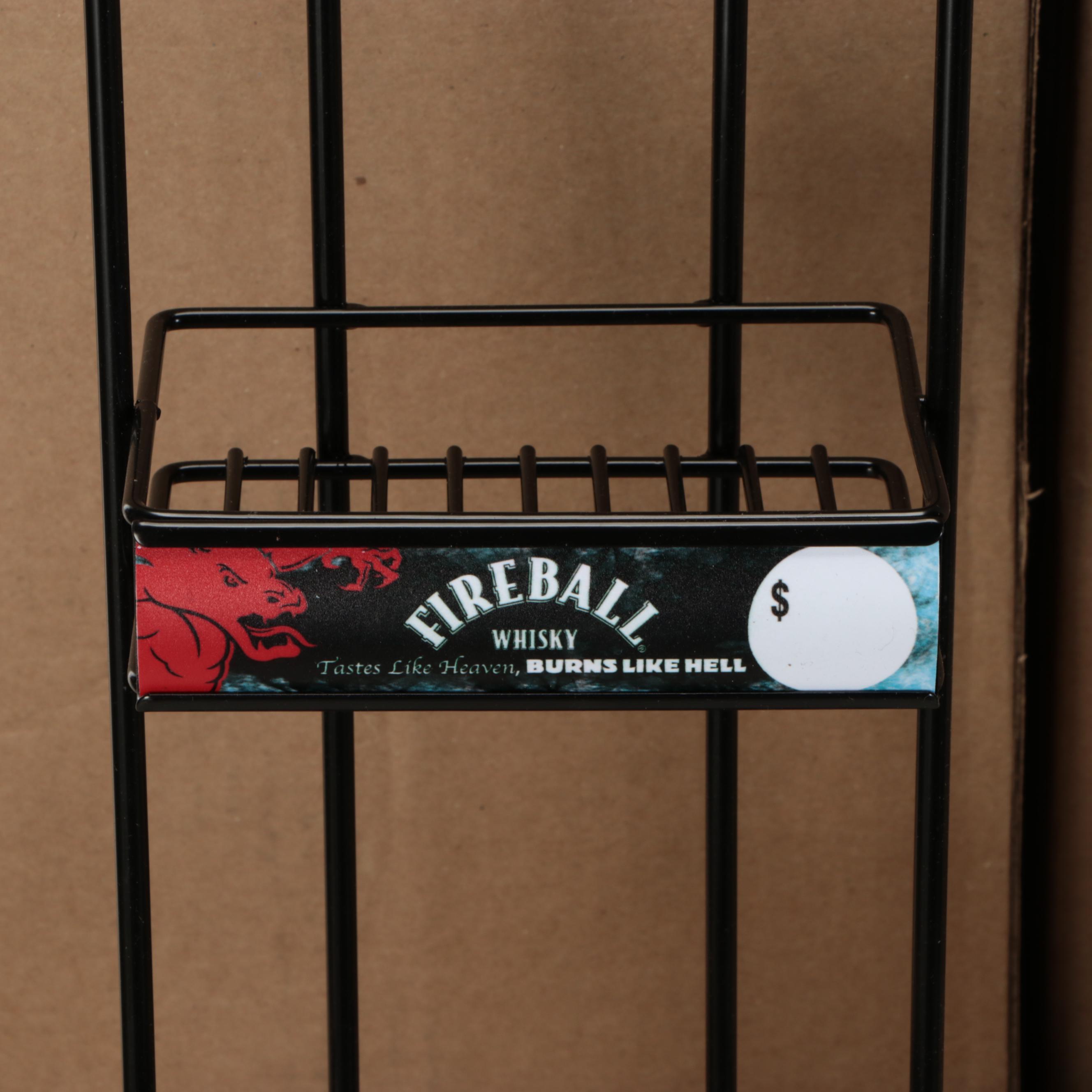 Fireball Whiskey and Burst Liquor Store Displays