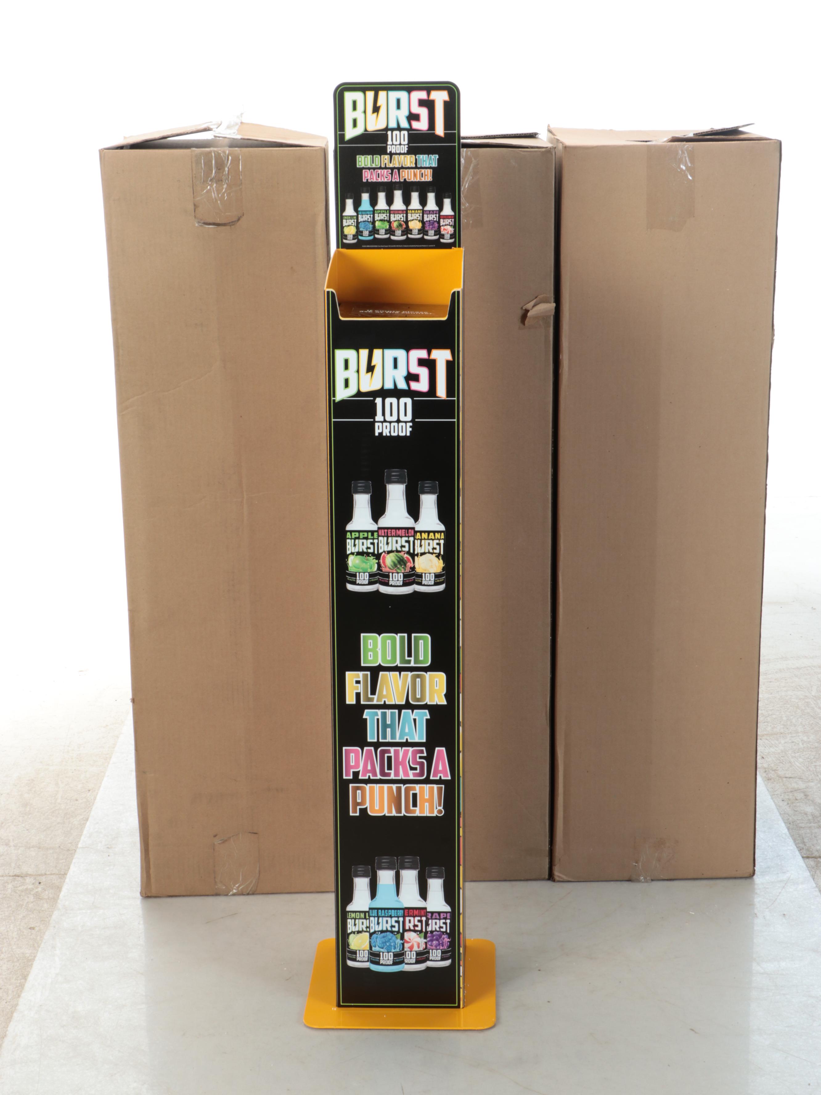 Fireball Whiskey and Burst Liquor Store Displays