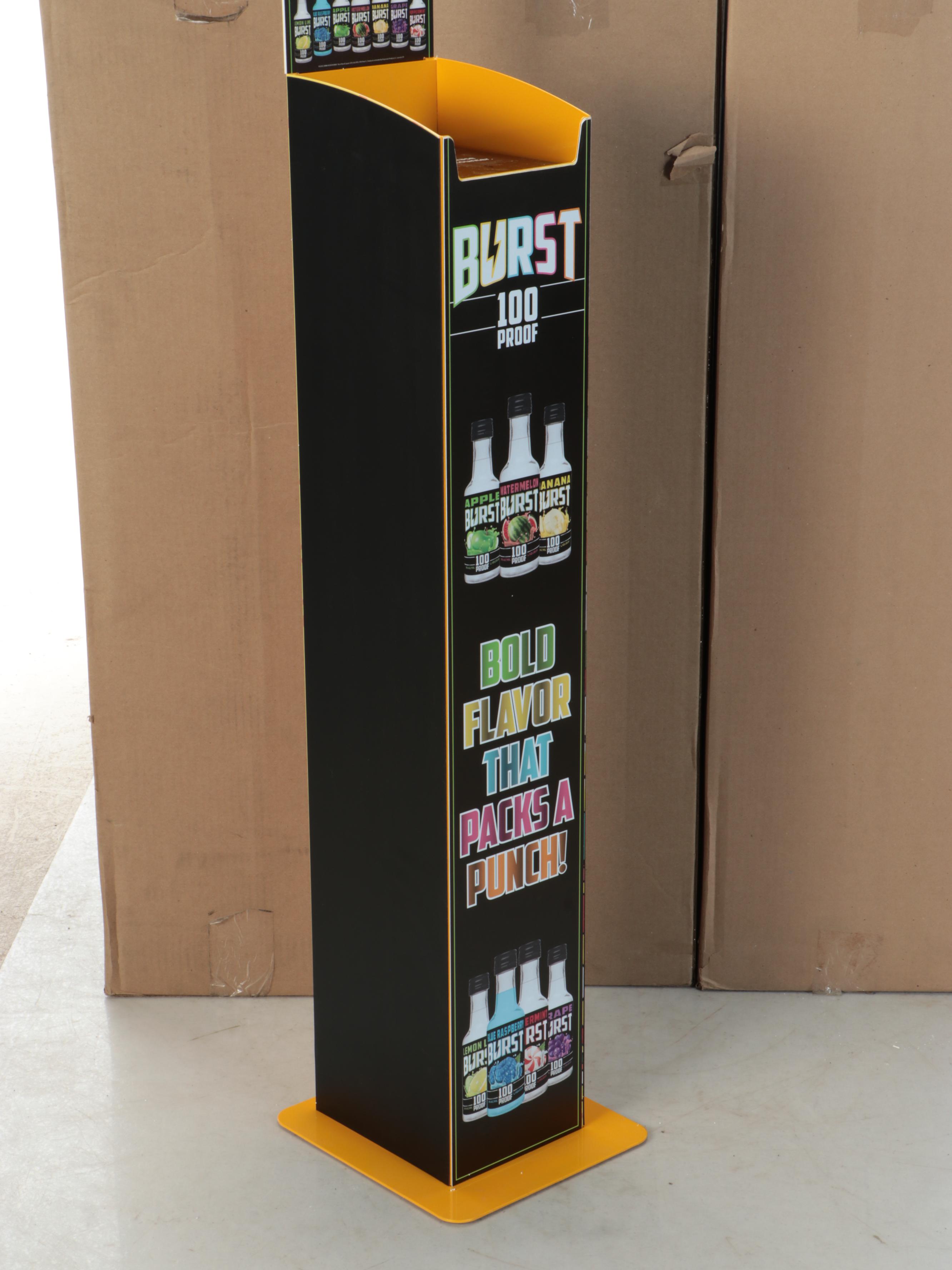 Fireball Whiskey and Burst Liquor Store Displays