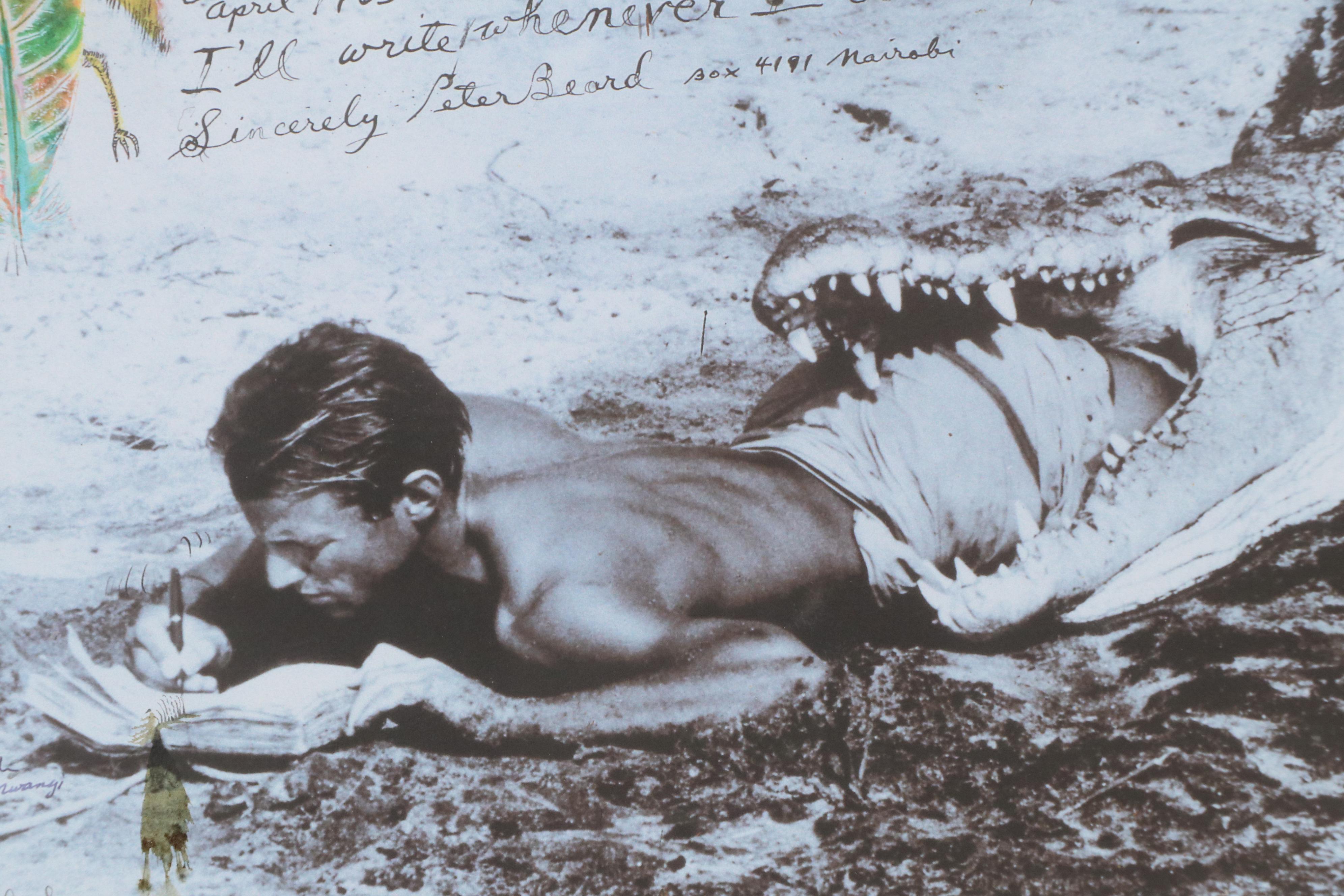 Peter Beard Giclée "I'll Write Whenever I Can," 1998–2001