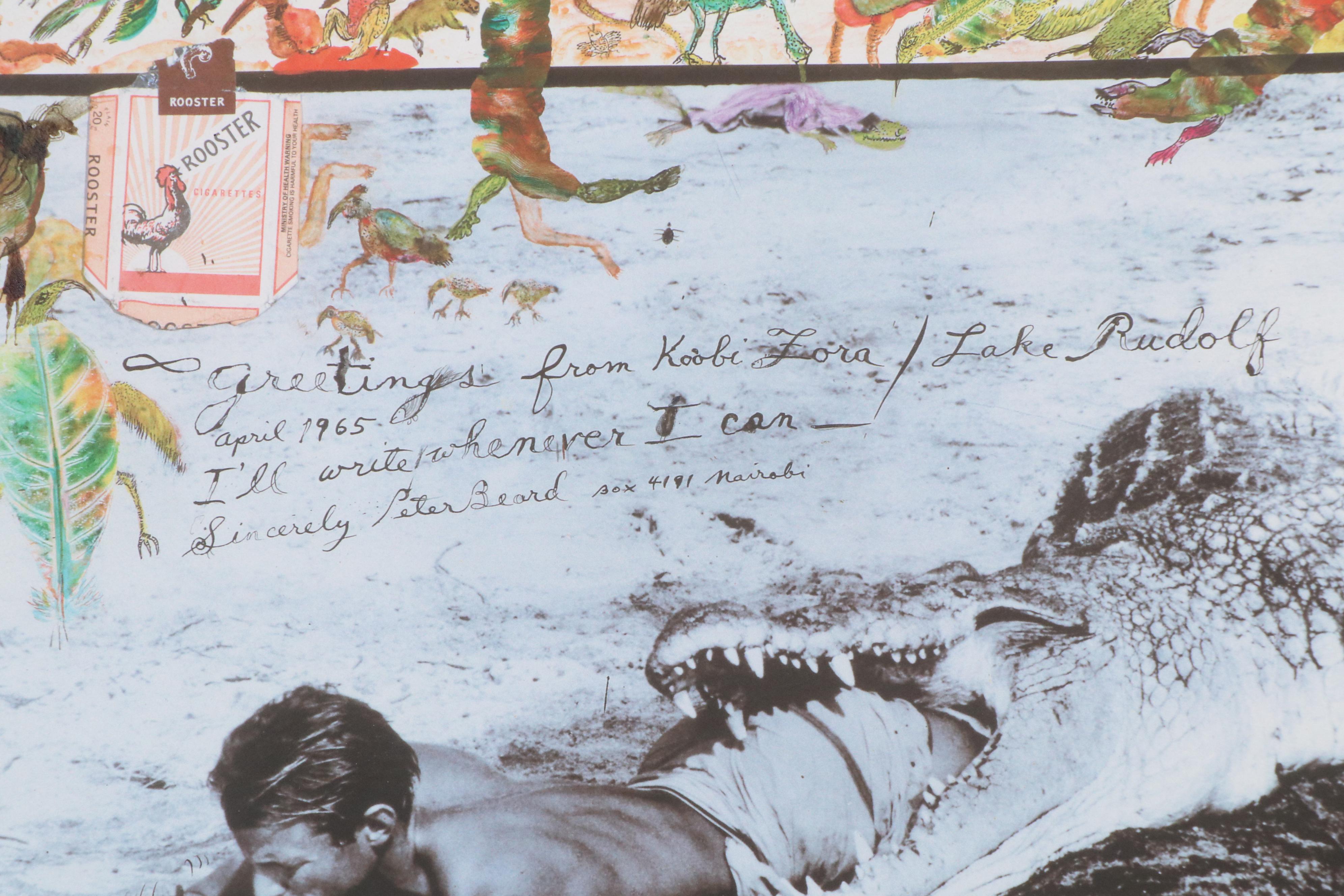 Peter Beard Giclée "I'll Write Whenever I Can," 1998–2001