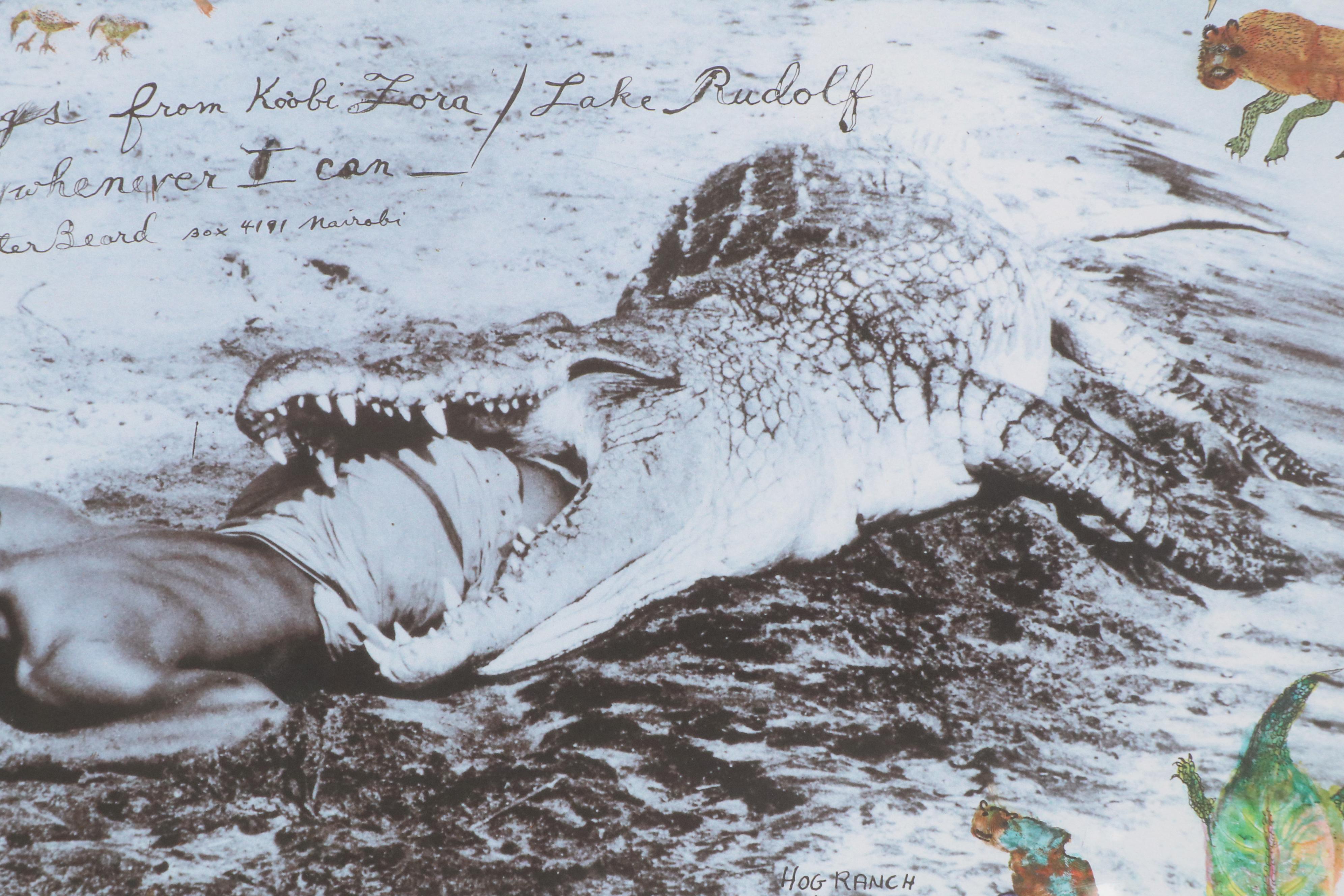 Peter Beard Giclée "I'll Write Whenever I Can," 1998–2001