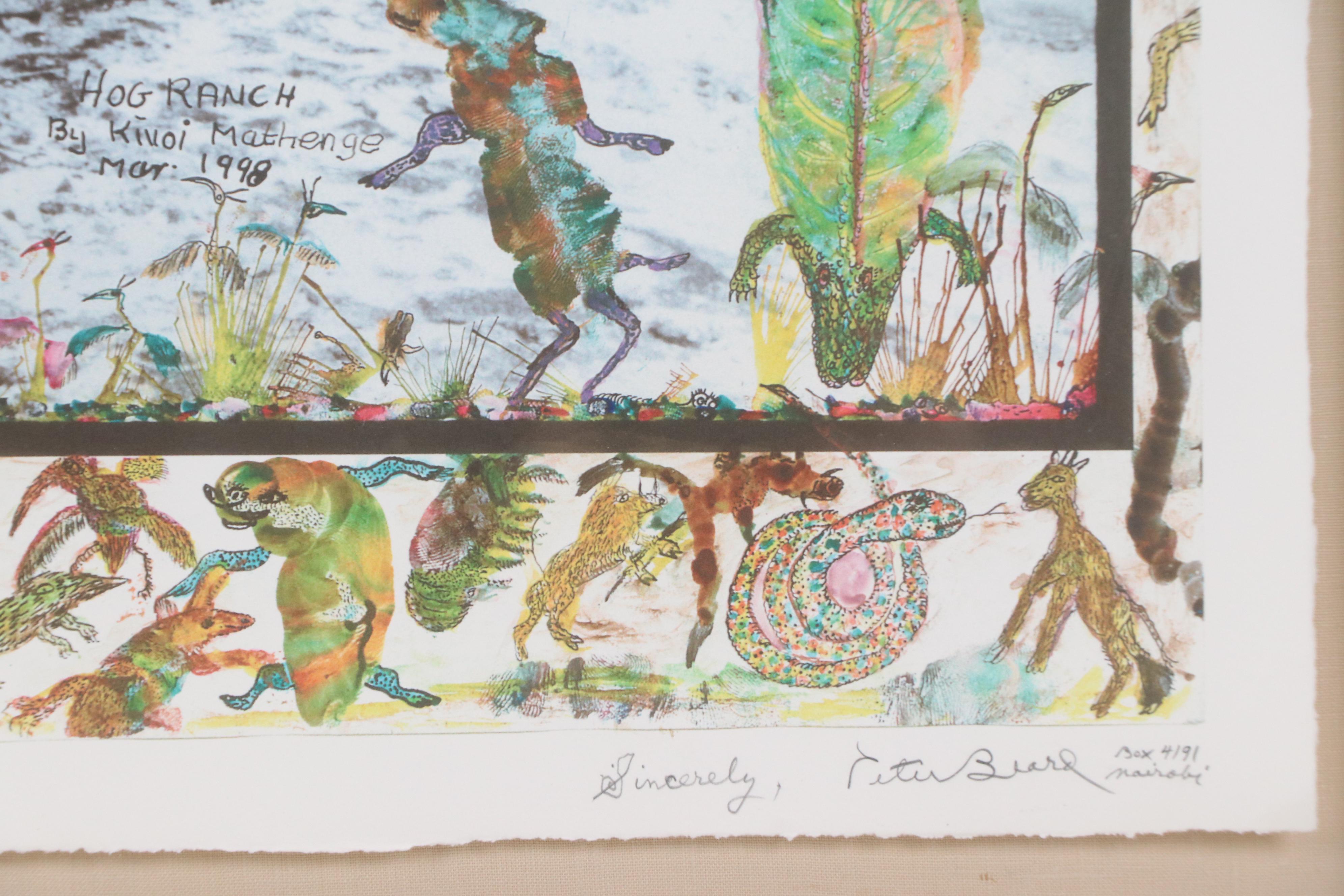 Peter Beard Giclée "I'll Write Whenever I Can," 1998–2001