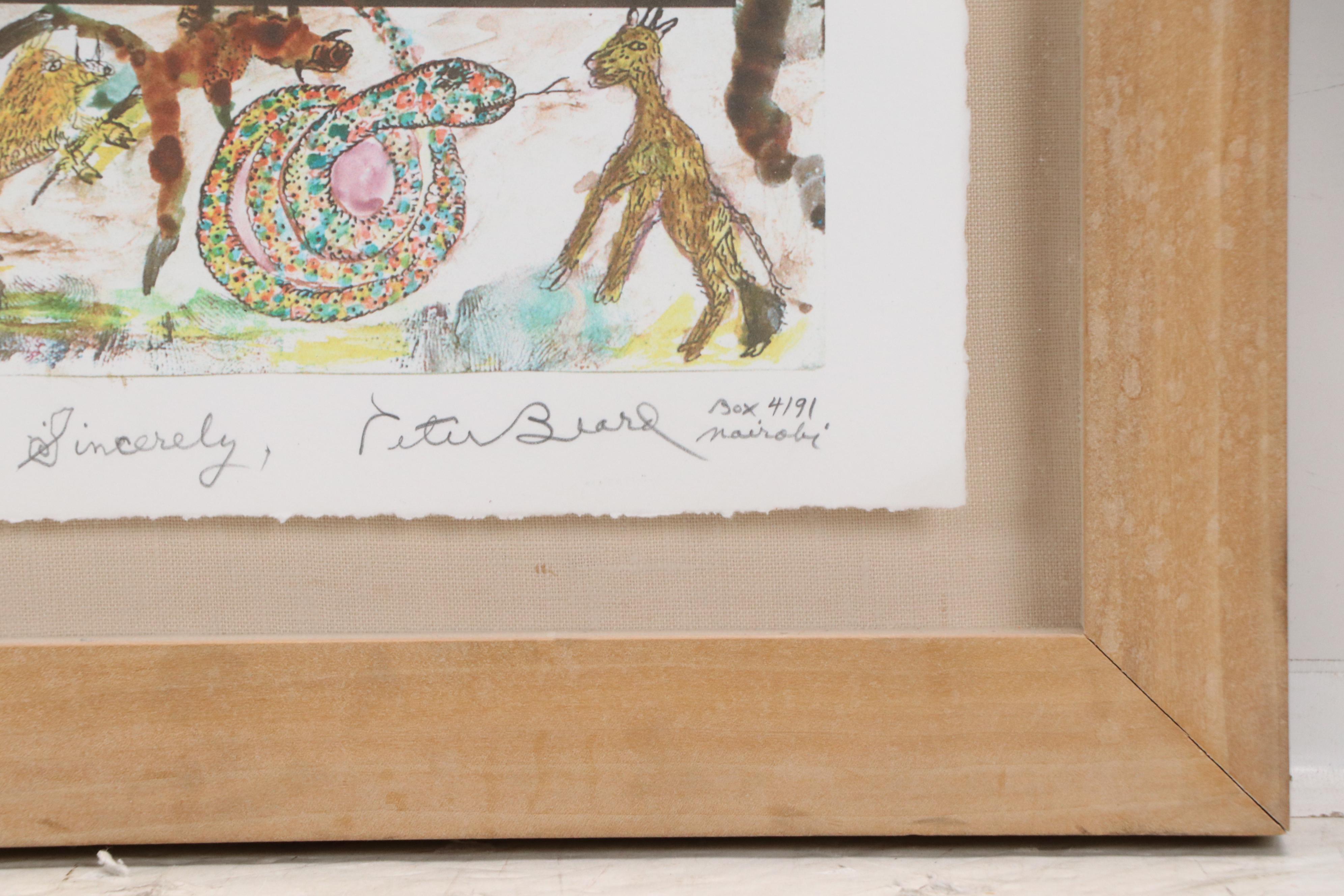 Peter Beard Giclée "I'll Write Whenever I Can," 1998–2001