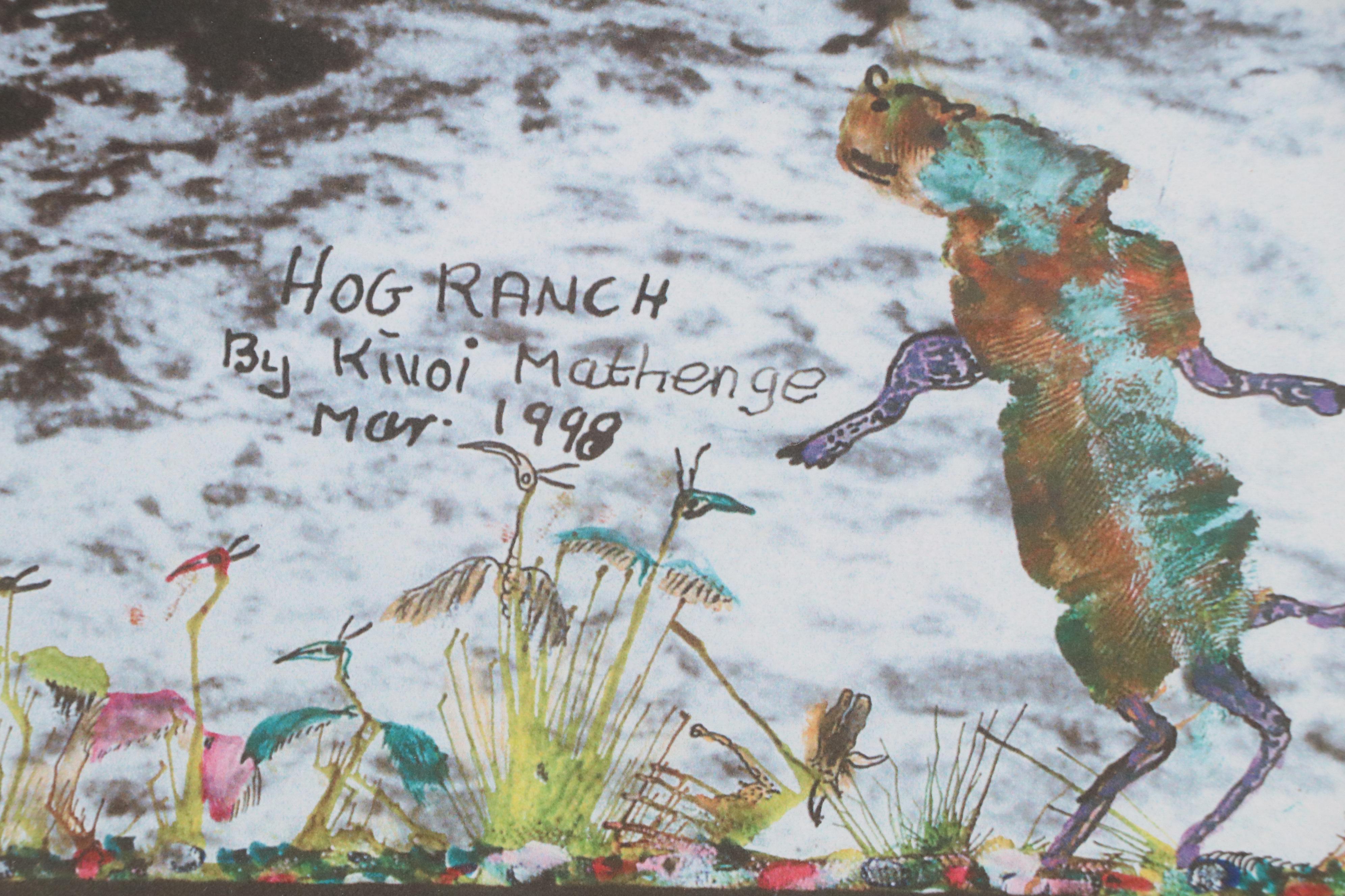 Peter Beard Giclée "I'll Write Whenever I Can," 1998–2001