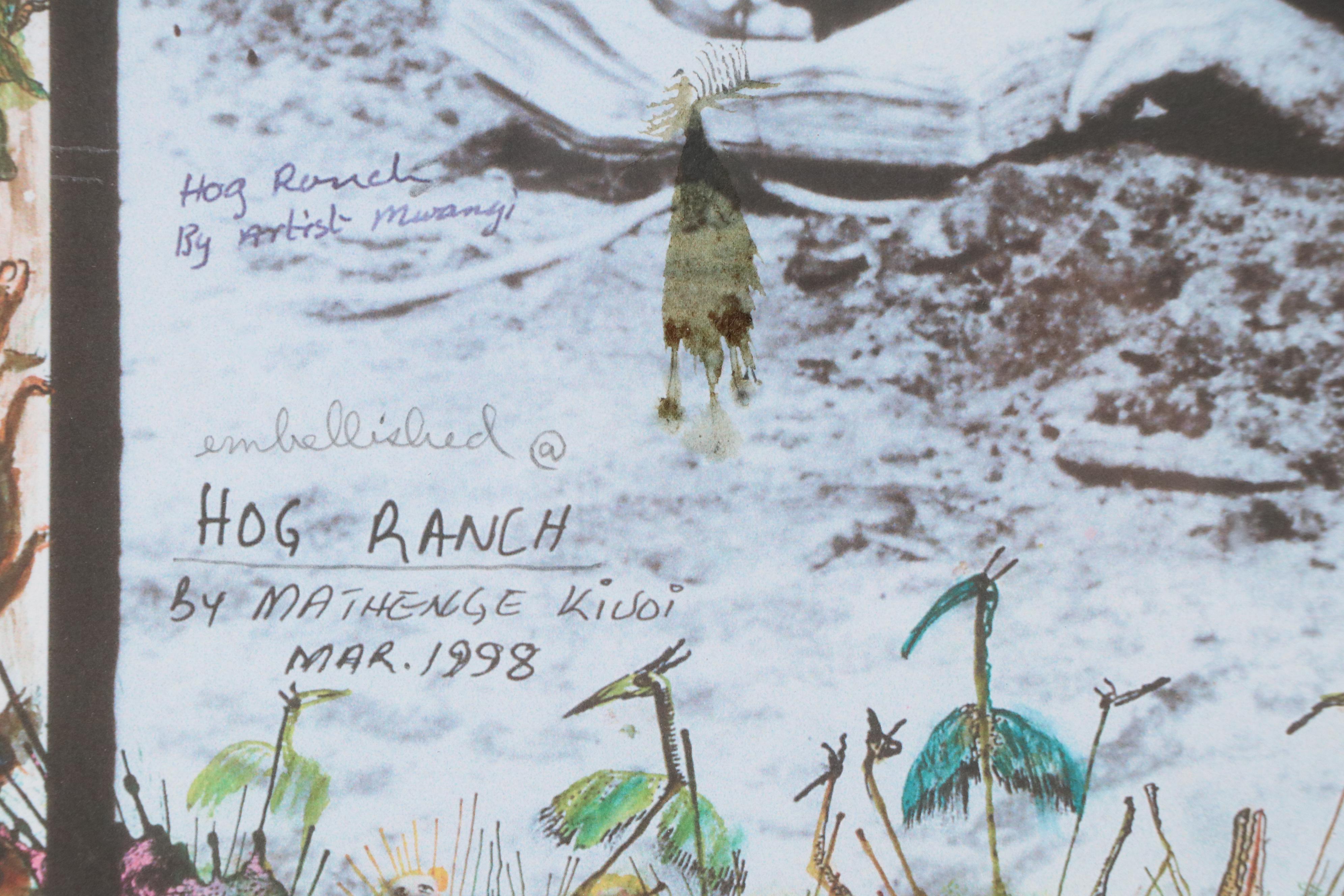 Peter Beard Giclée "I'll Write Whenever I Can," 1998–2001