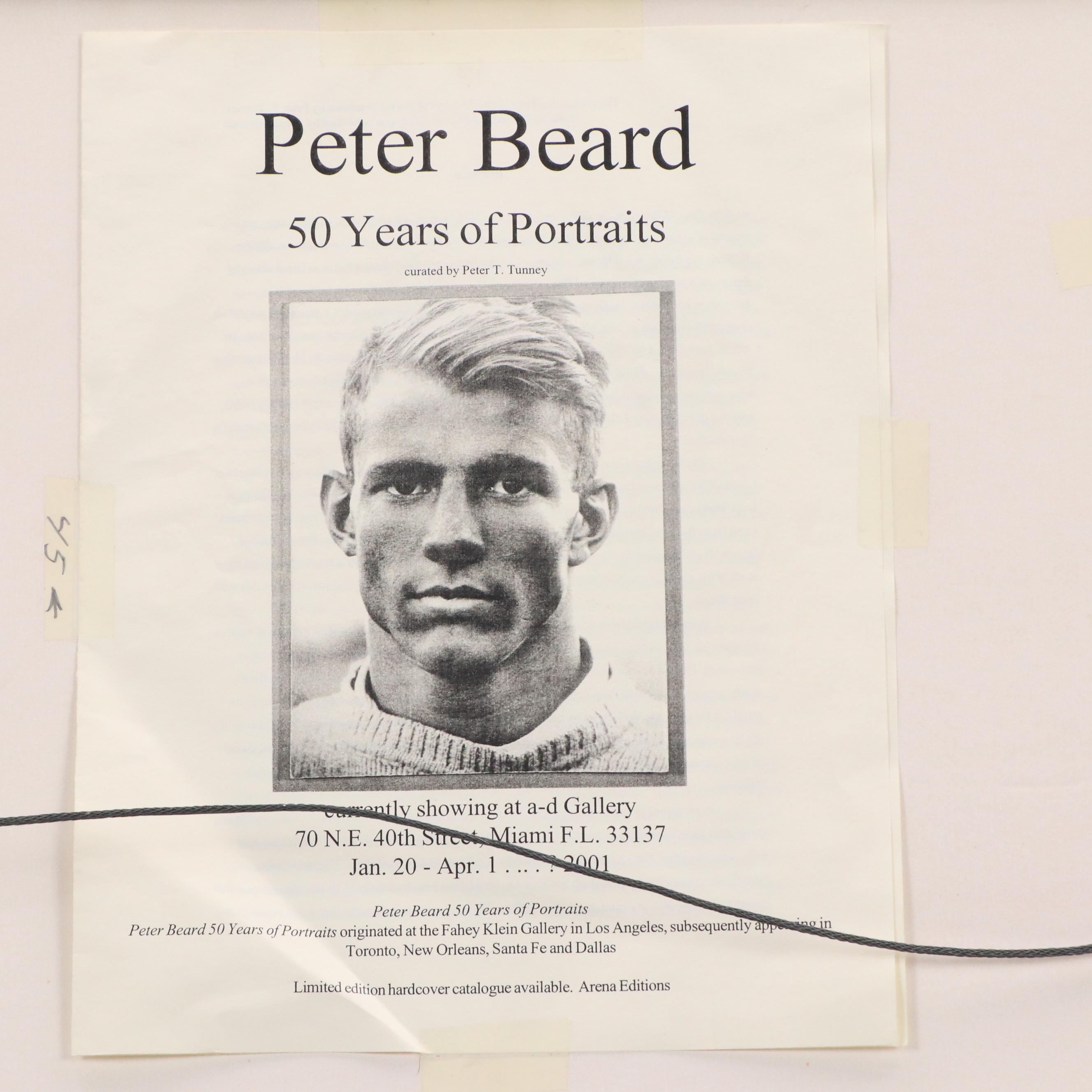 Peter Beard Giclée "I'll Write Whenever I Can," 1998–2001