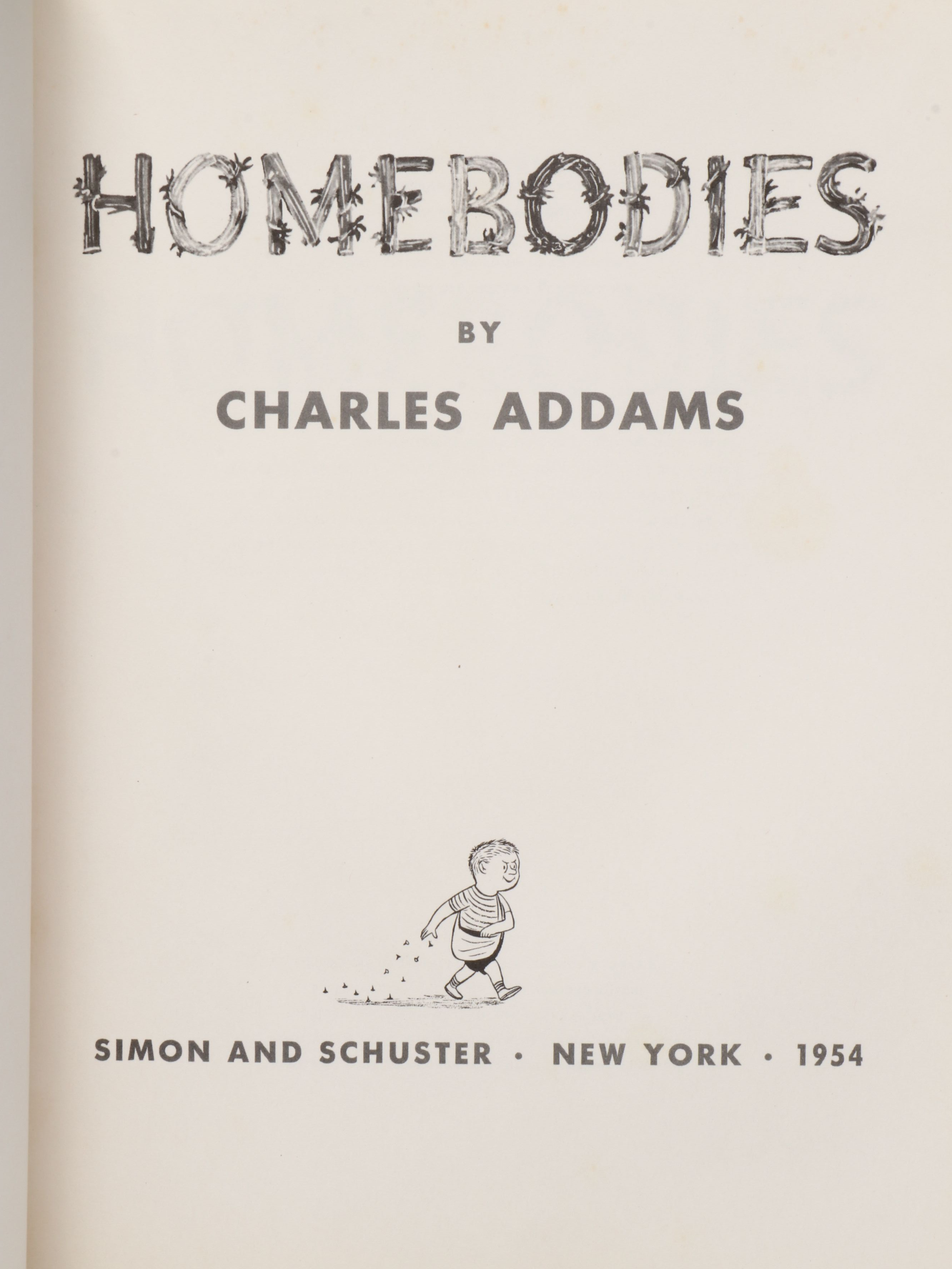 First Printing "Homebodies" by Charles Addams, 1954