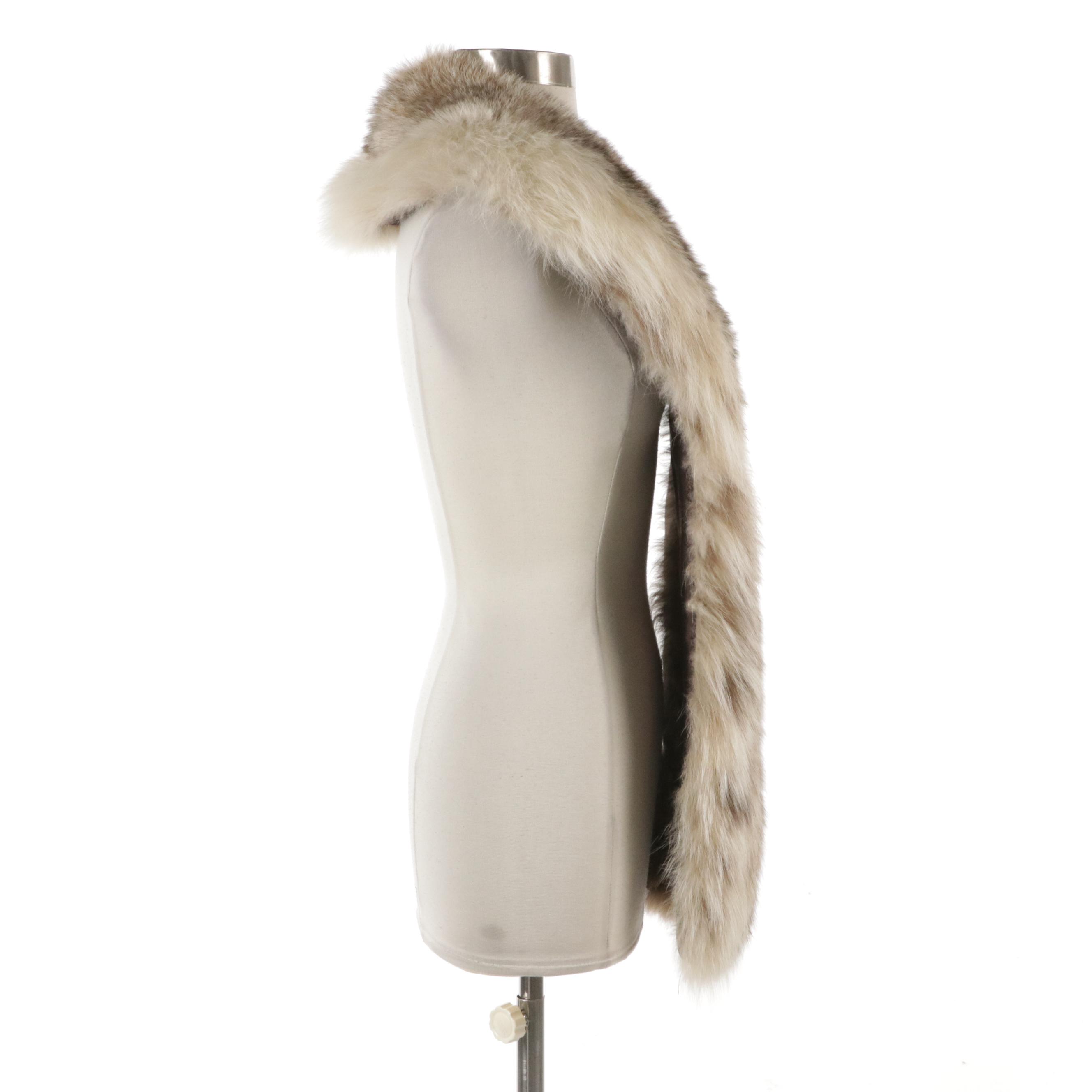 Fox Fur Collar Stole