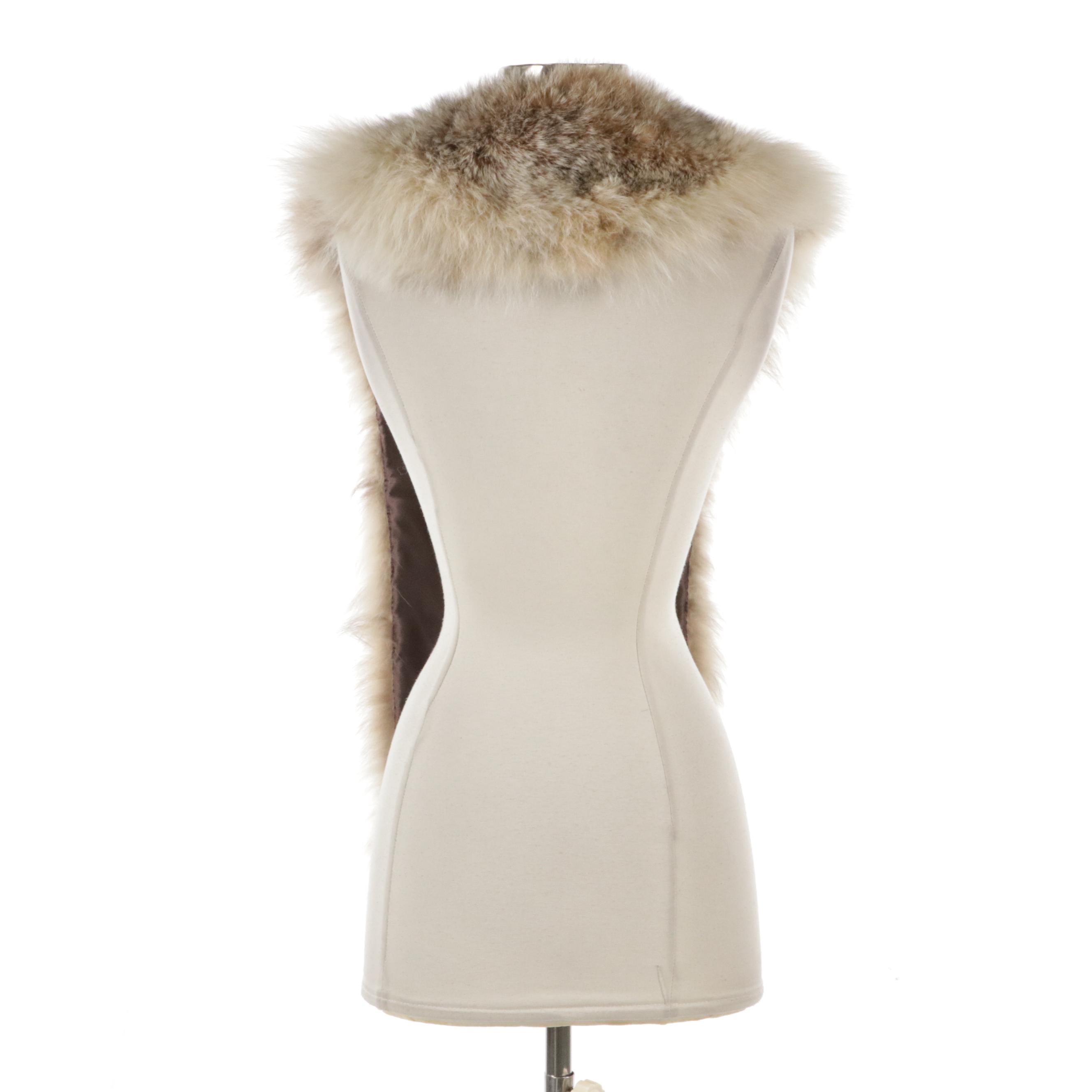 Fox Fur Collar Stole