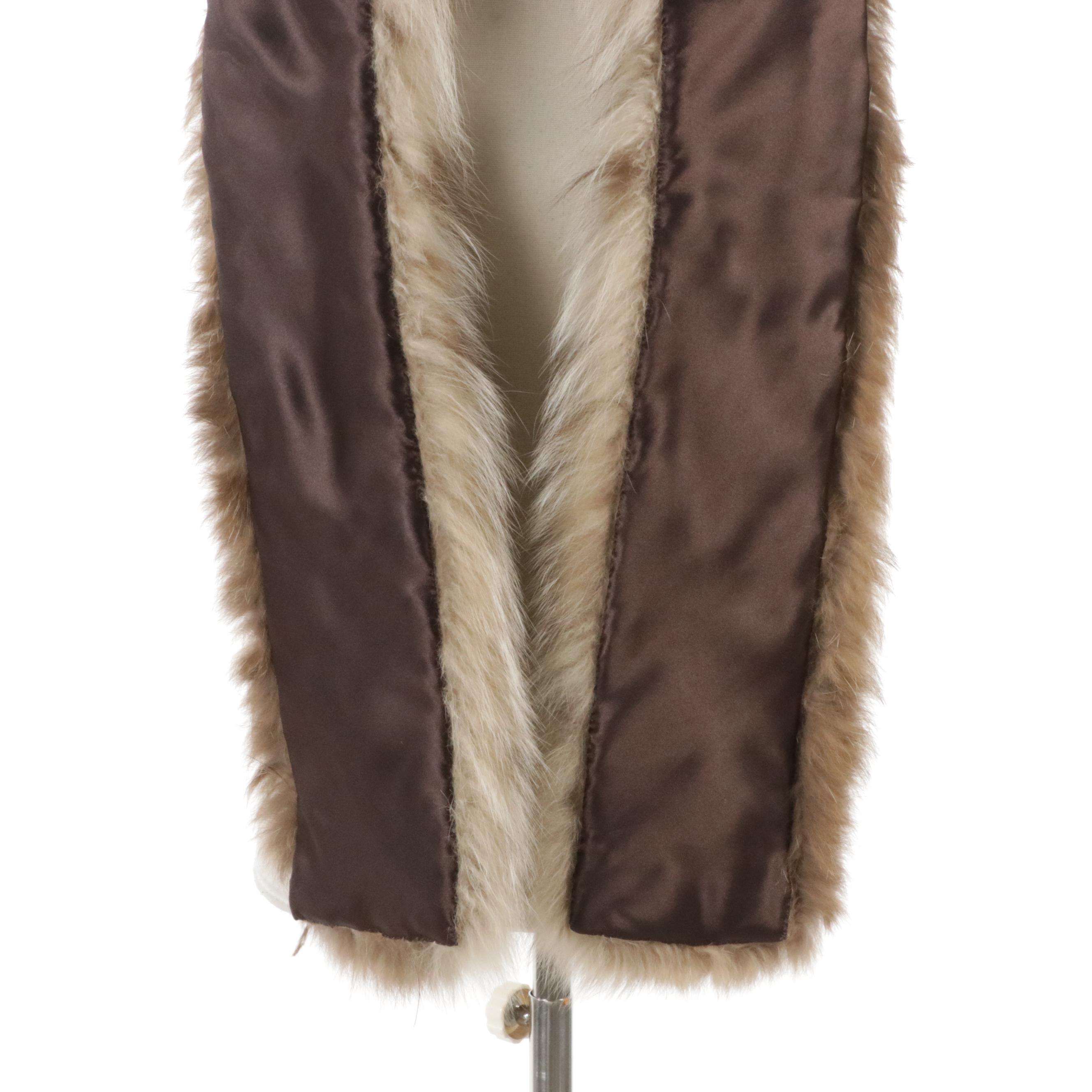 Fox Fur Collar Stole