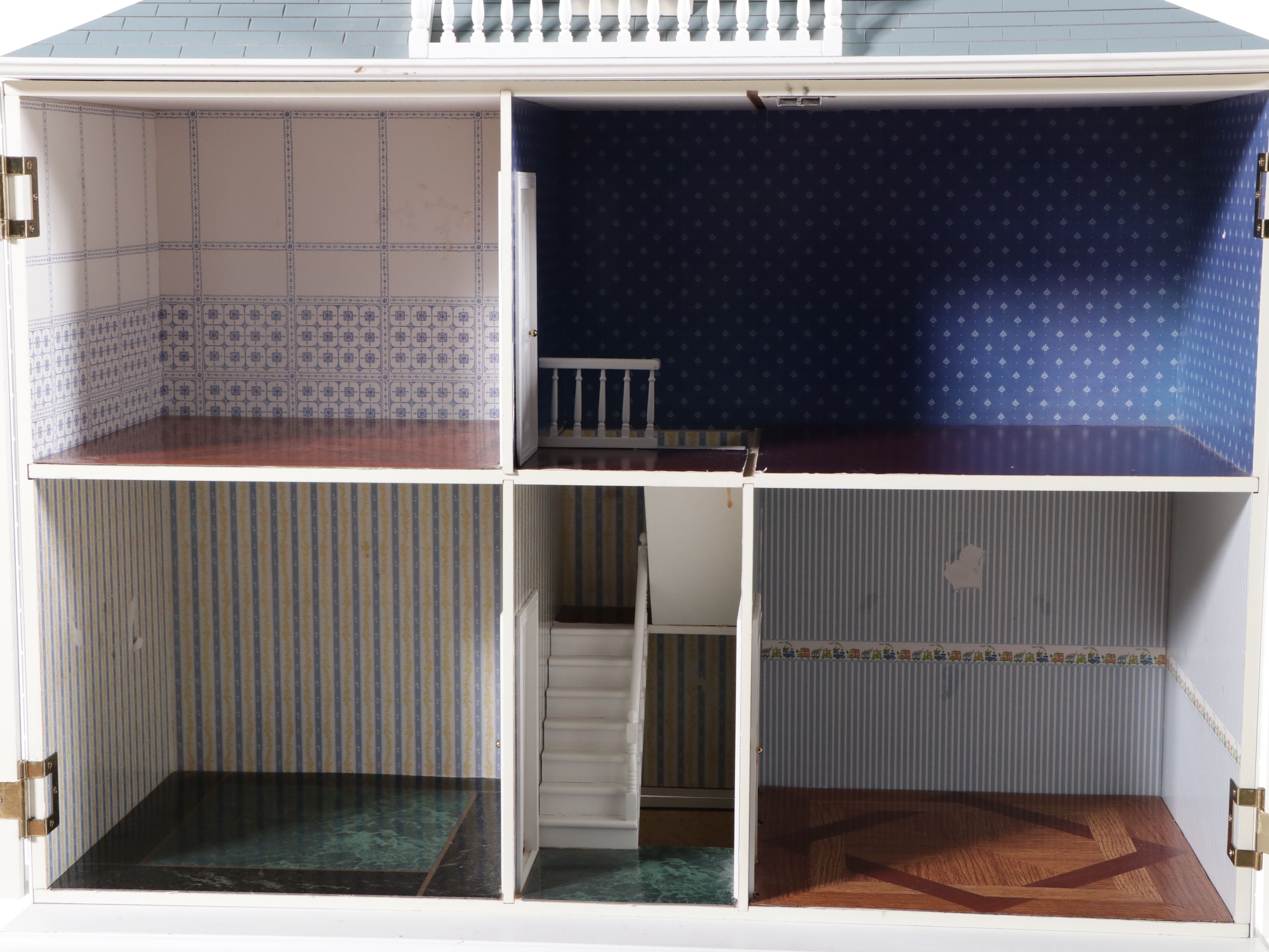 English Style Handcrafted Wooden Dollhouse