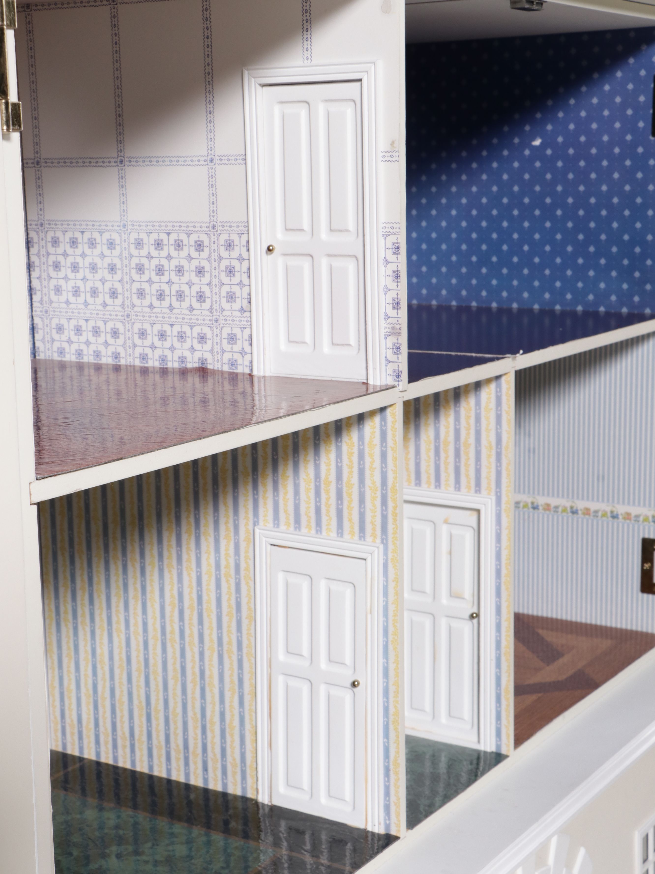 English Style Handcrafted Wooden Dollhouse