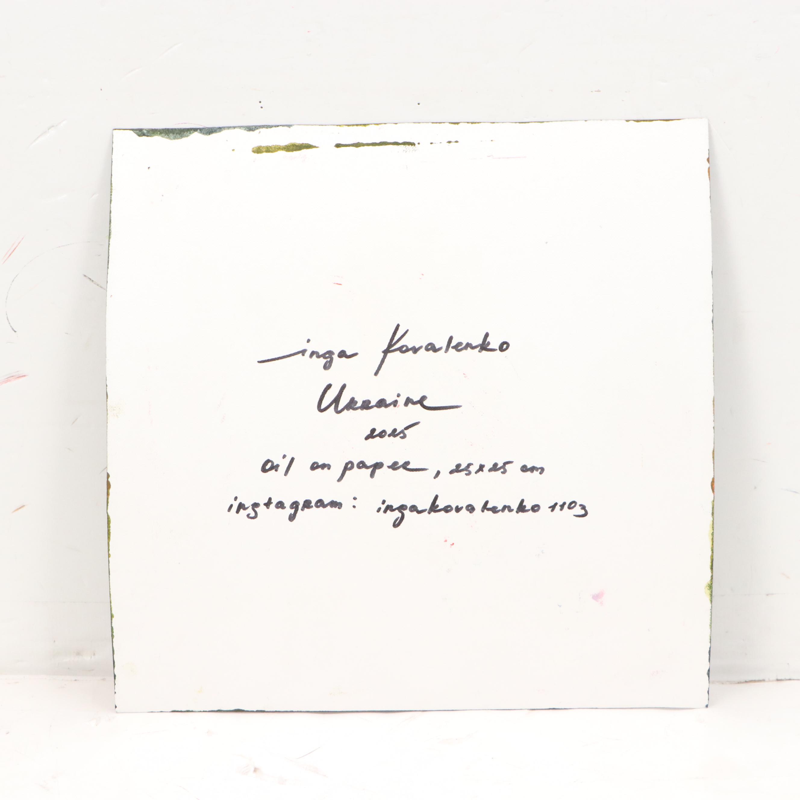 Inga Kovalenko Oil Painting of Bird, 2025